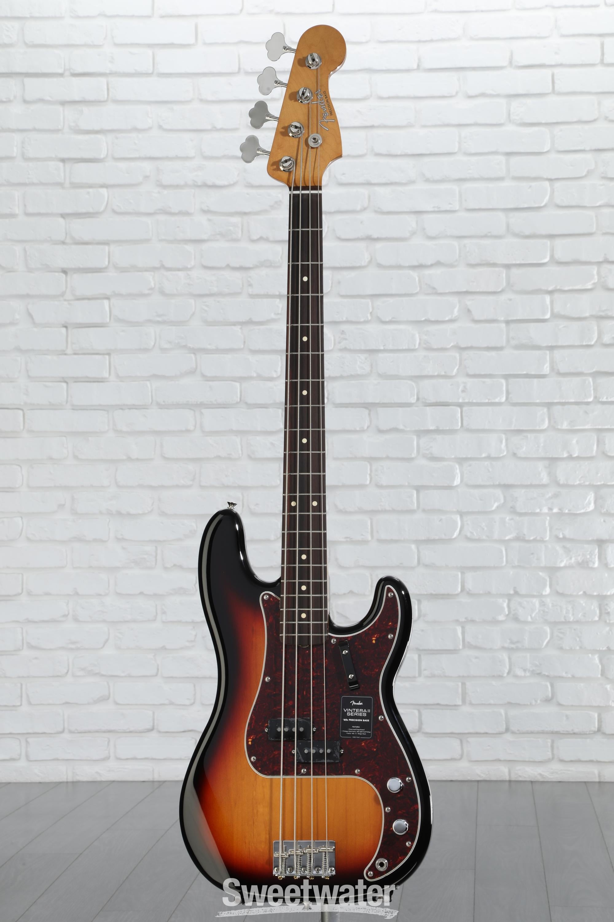 ベース Fender VinteraII 60s Precision Bass Fender Vintera II '60s Precision Bass - Olympic White