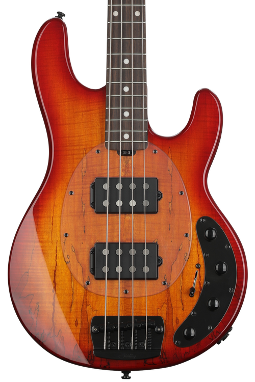 Sterling By Music Man StingRay RAY34HH Bass Guitar - Blood Orange