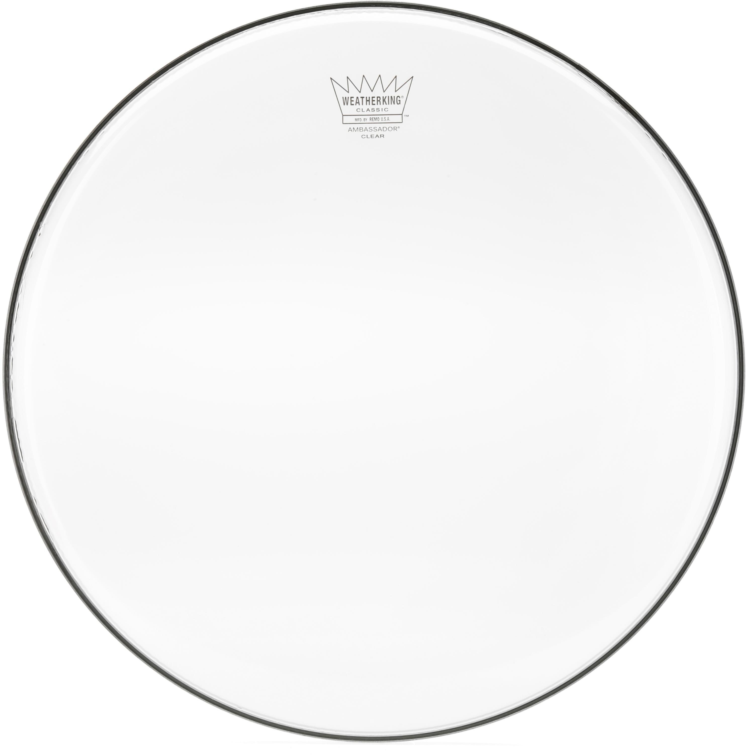 Photo of Remo Ambassador Classic Fit Clear Drumhead - 16 inch