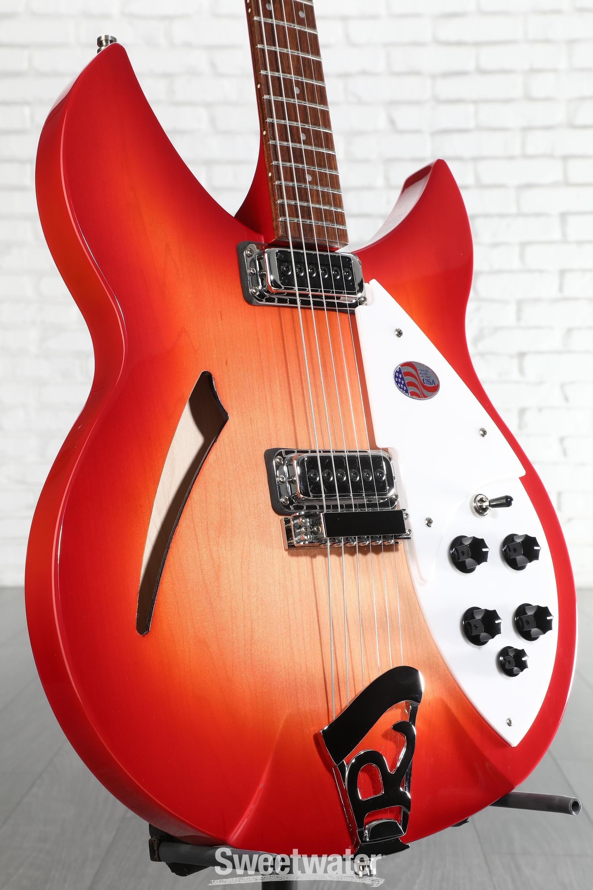 Photo of Rickenbacker 330 Thinline Semi-Hollow Electric Guitar - Fireglo
