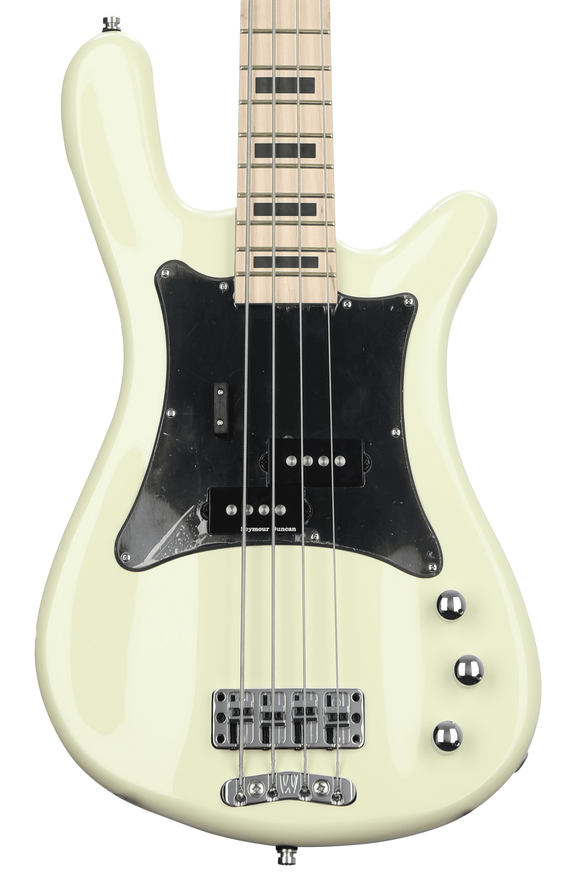 Warwick RockBass Artist Line Adam Clayton 4-string Bass Guitar - Solid  Crème White | Sweetwater