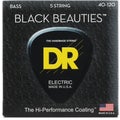 Photo of DR Strings BKB5-40 Black Beauties Coated Steel Bass Guitar Strings - .040-.120 Light 5-string