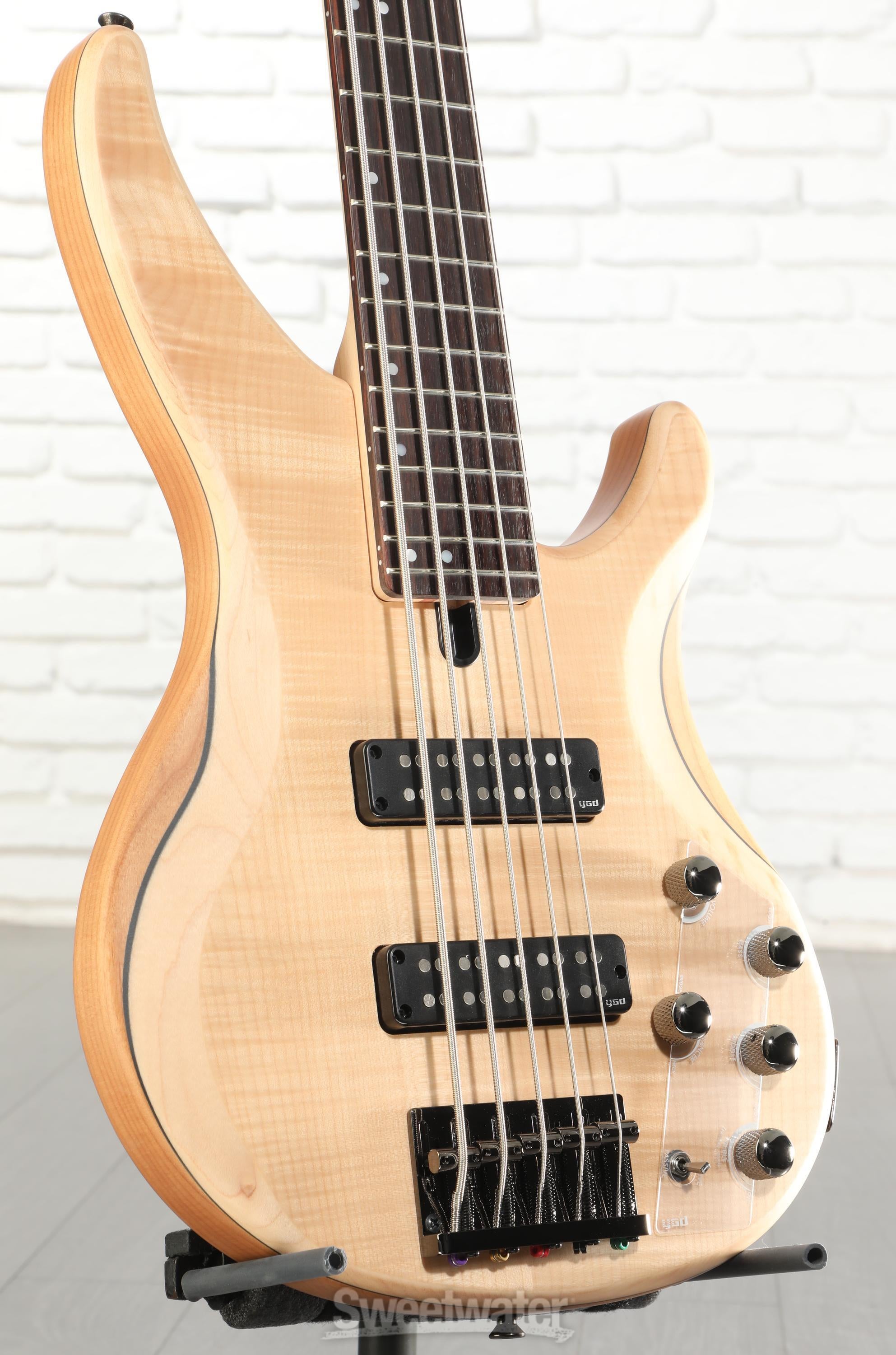 Yamaha TRBX605FM 5-string Bass Guitar - Natural Satin Reviews