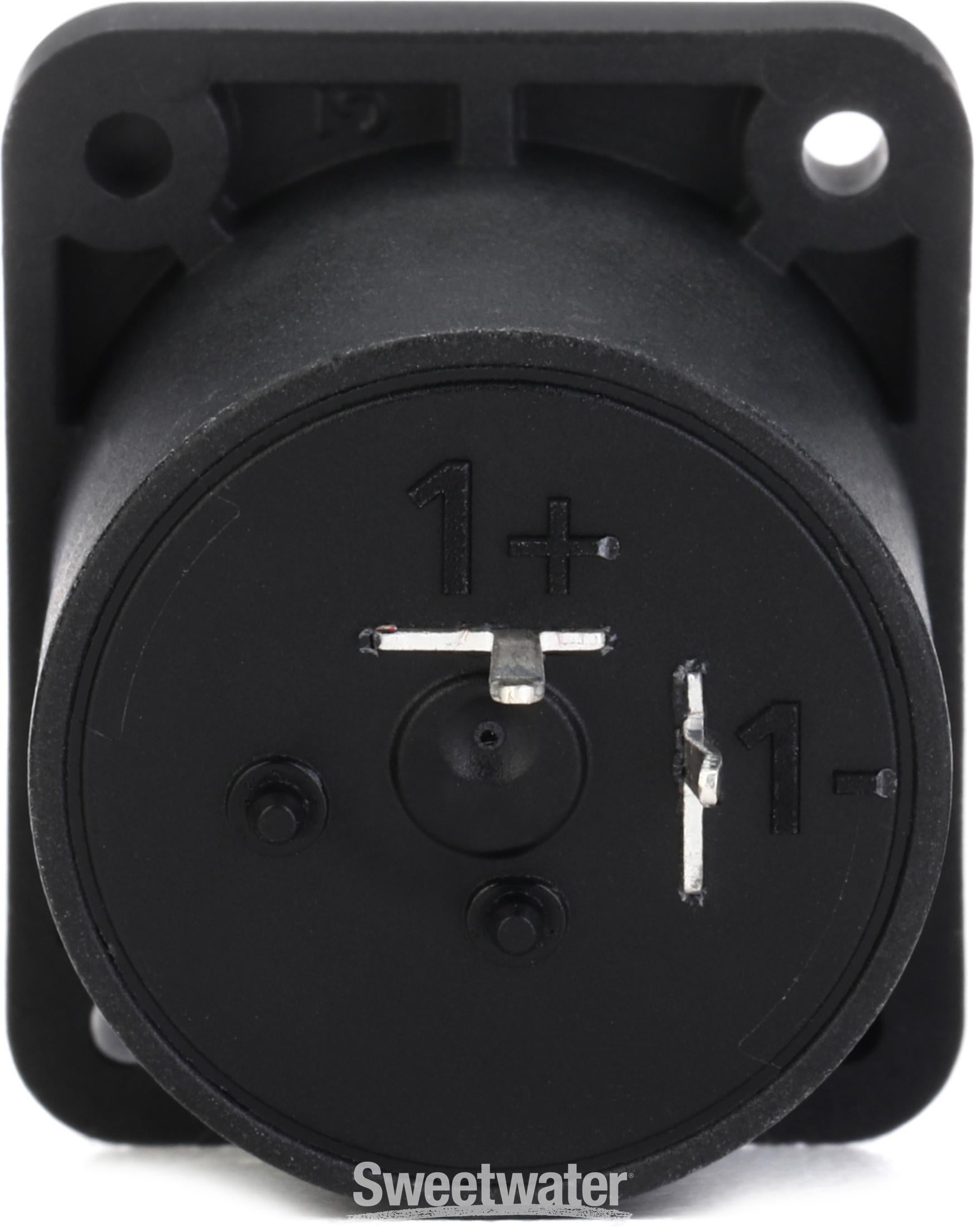 Neutrik NLJ2MDXX-V 2- and 4-pole speakON with 1/4-inch Jack Socket  Combination Panel-mount Connector