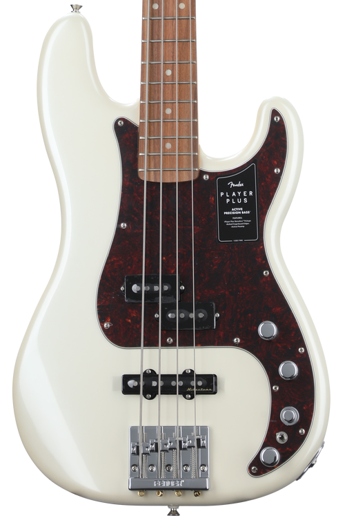 Fender Player Plus Active Precision Bass - Olympic Pearl Fender Player Plus Active Precision Bass - Olympic Pearl