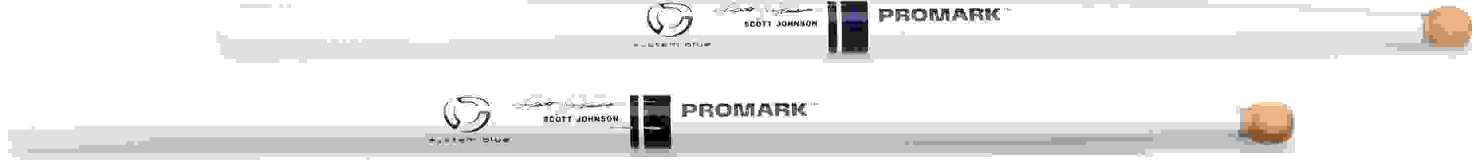 Promark Scott Johnson DC17 Marching Drumsticks - White