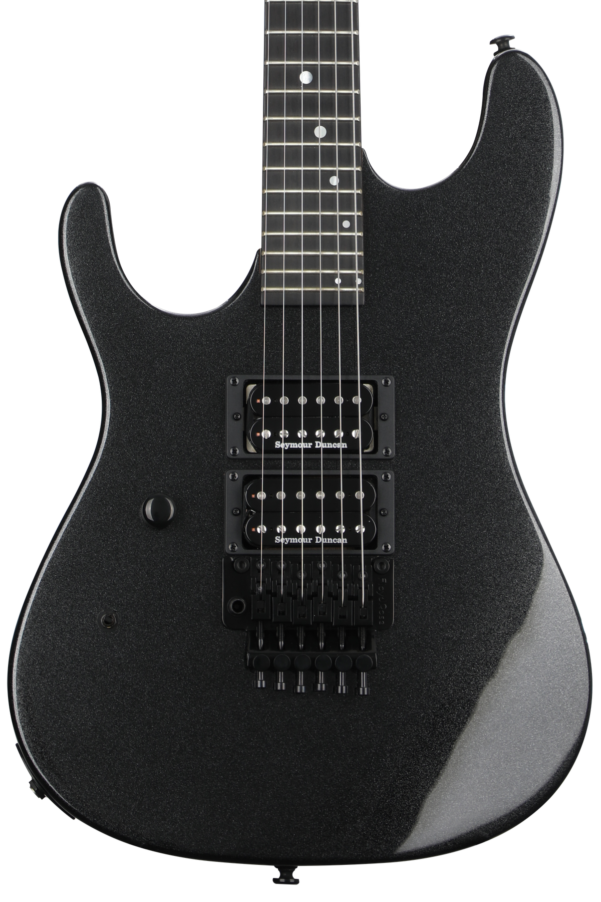 Kramer Nightswan Left-handed Electric Guitar - Jet Black Metallic