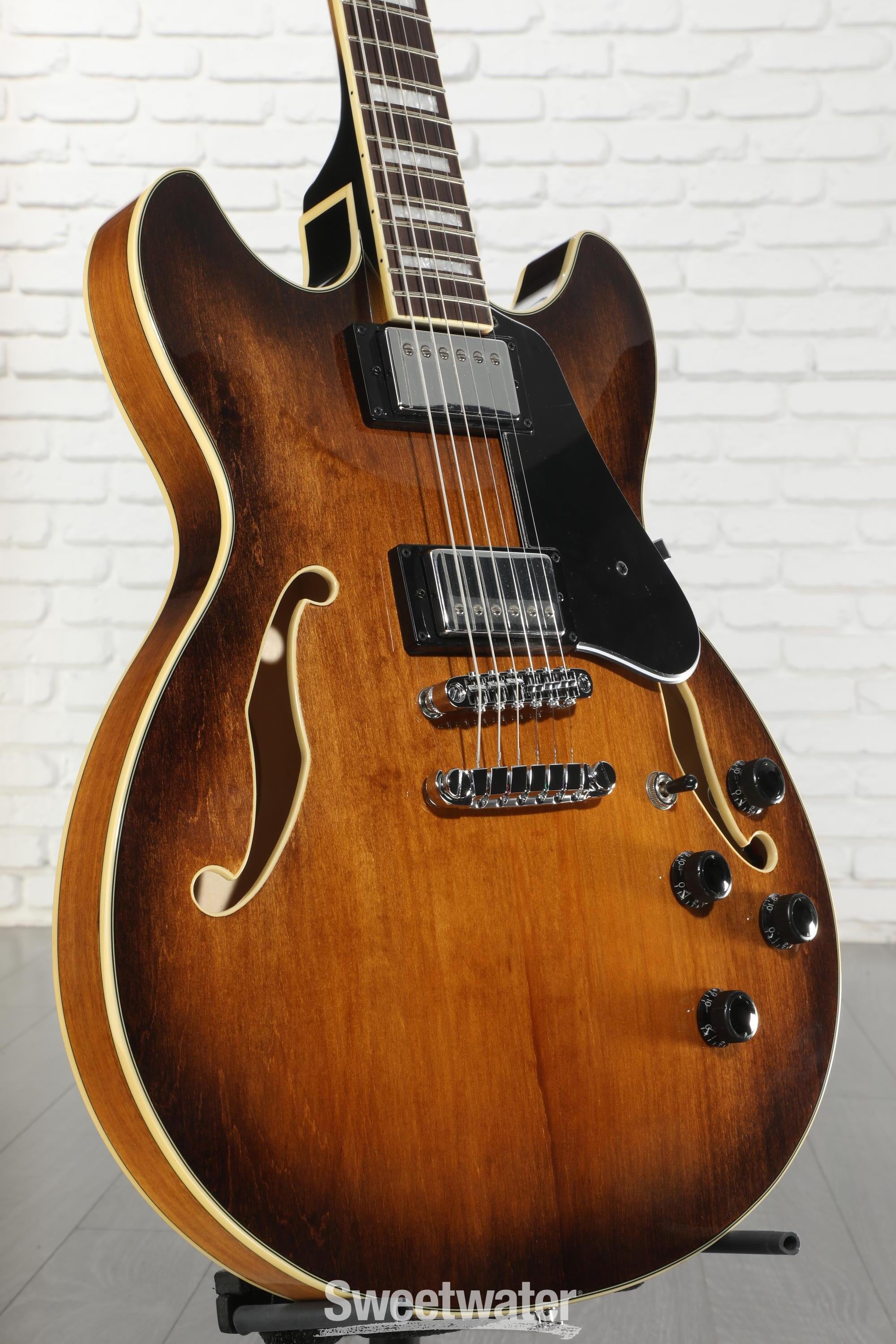 Ibanez Artcore AS73 Semi-Hollow Electric Guitar - Tobacco Brown