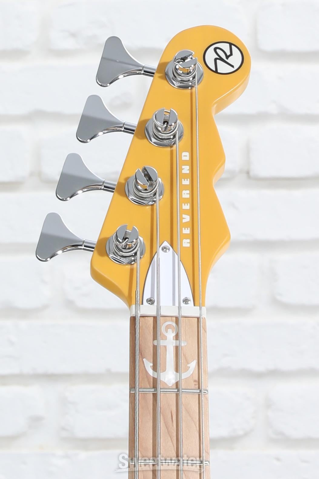Reverend Mike Watt Wattplower MKII Bass Guitar - Watt Yellow