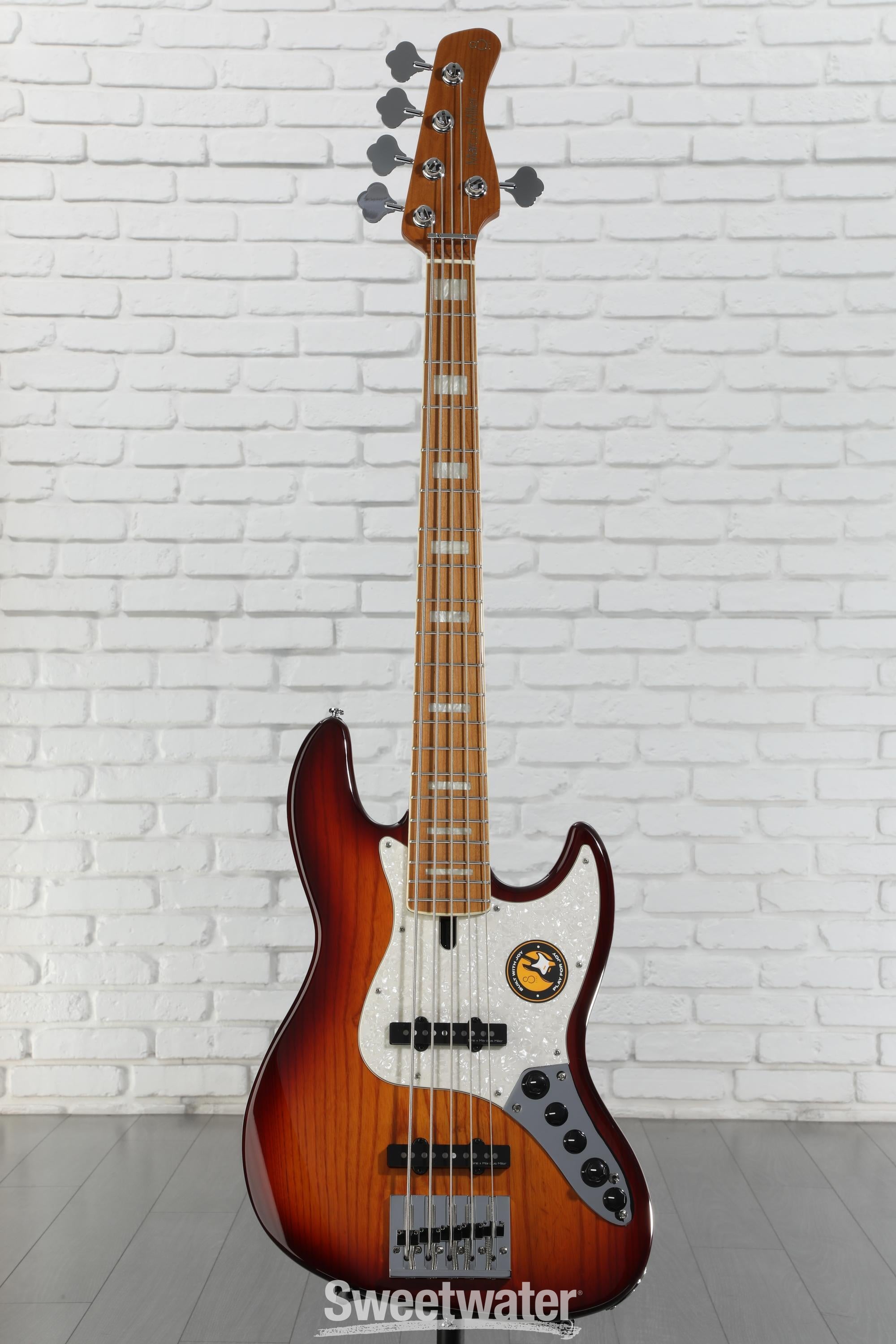 Sire Marcus Miller V8 5-string Bass Guitar - Tobacco Sunburst