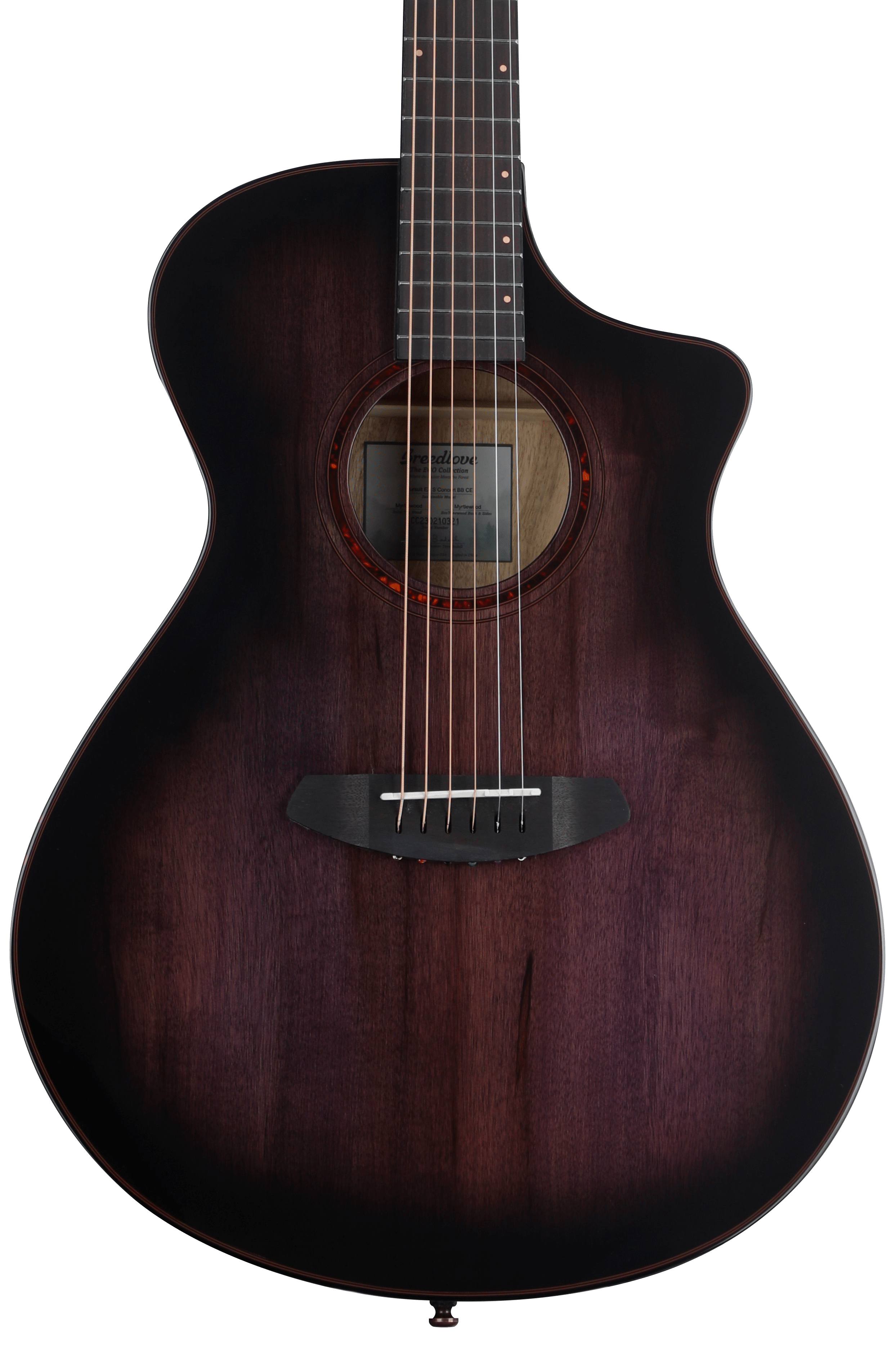 ミュージック PEBACA Breedlove Pursuit Exotic Concert CE Acoustic-Electric Guitar