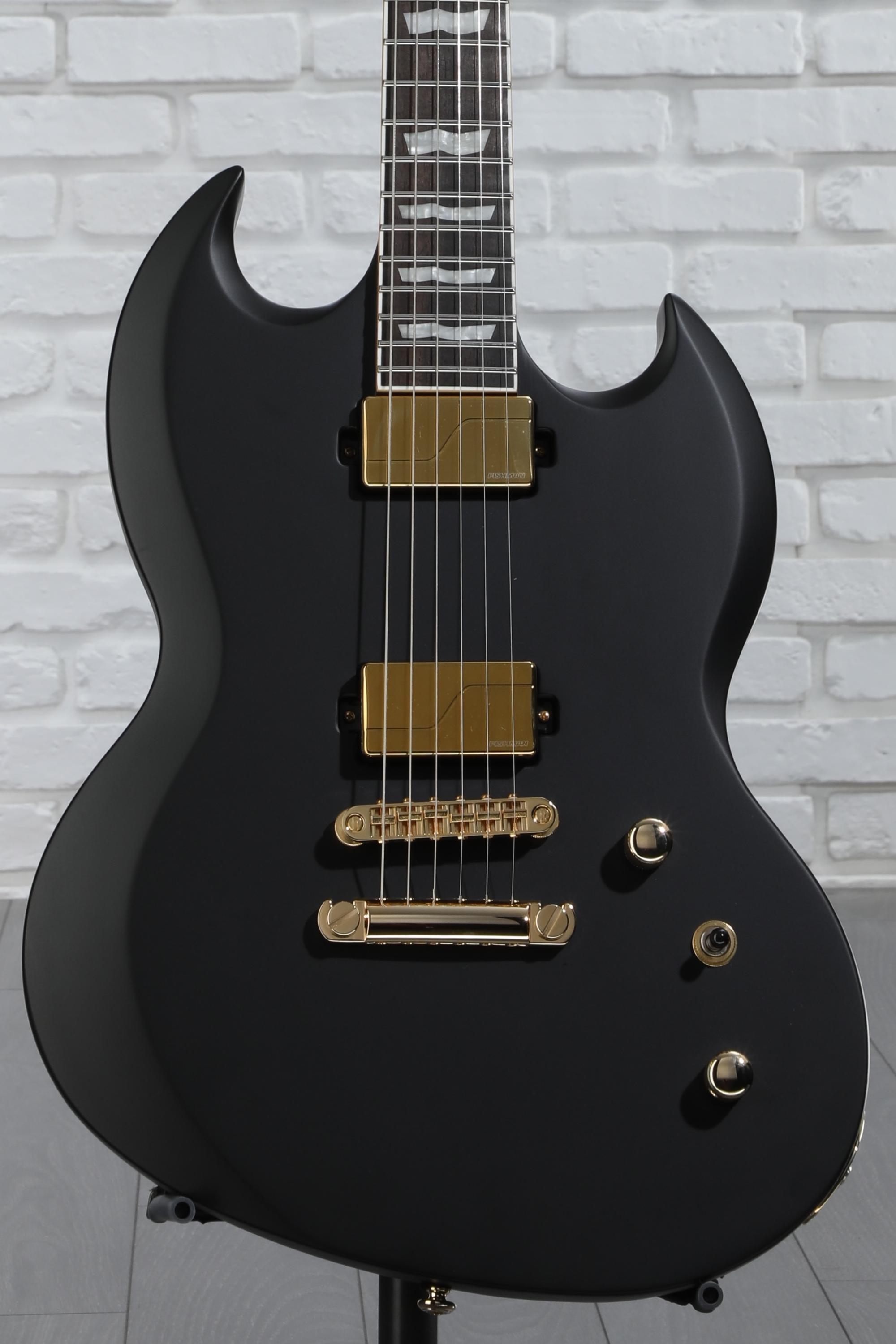 ESP LTD Viper-1000 Electric Guitar - Vintage Black | Sweetwater