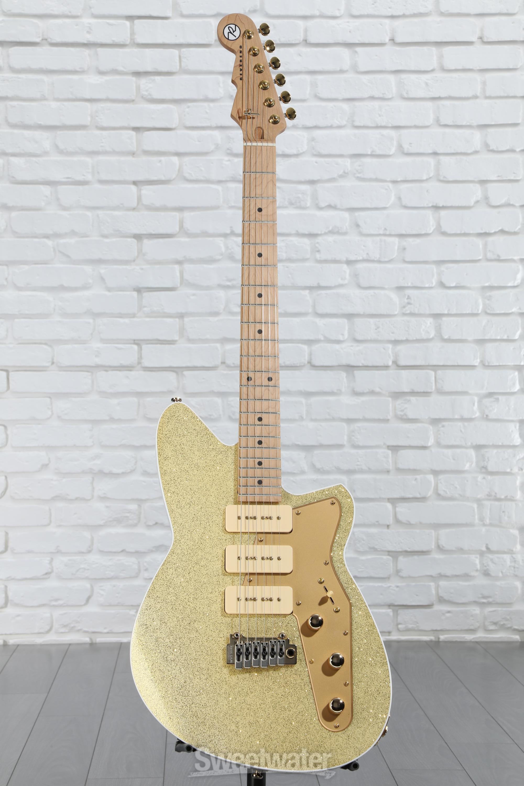 ク*マ様 RY Guitar MOD Reverend Ryan Malicsi Signature Electric Guitar - White Gold