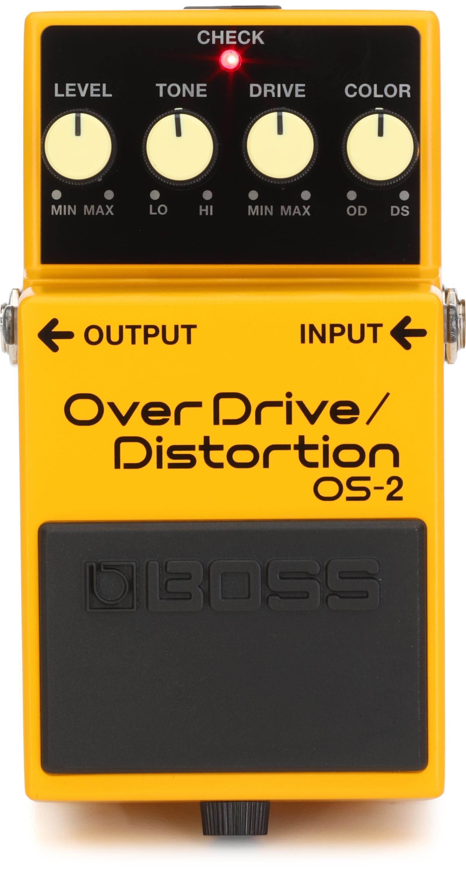 Boss OS-2 Overdrive / Distortion Pedal | Sweetwater