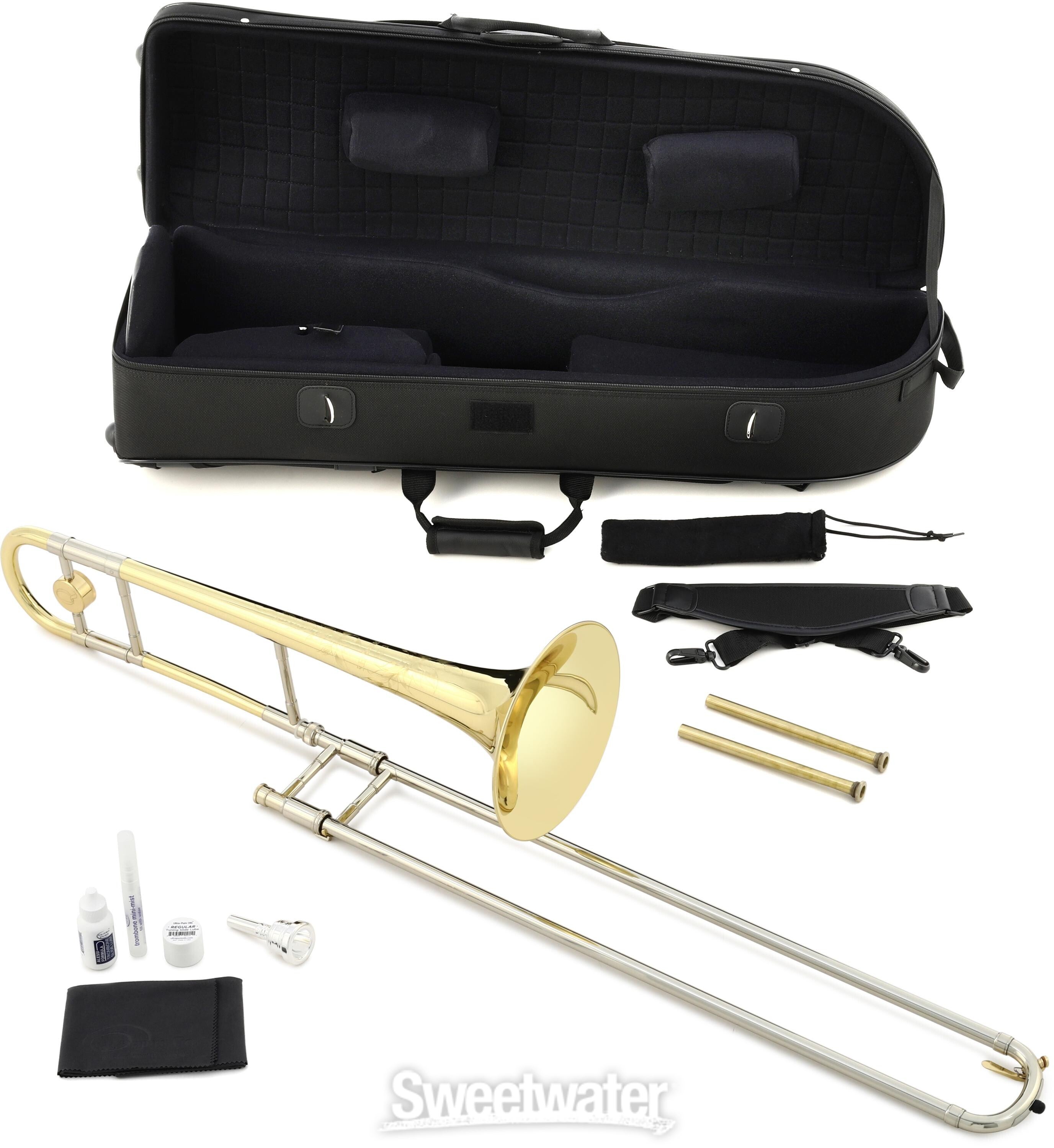 S.E. Shires Q33 Q Series Professional Tenor Trombone - Clear