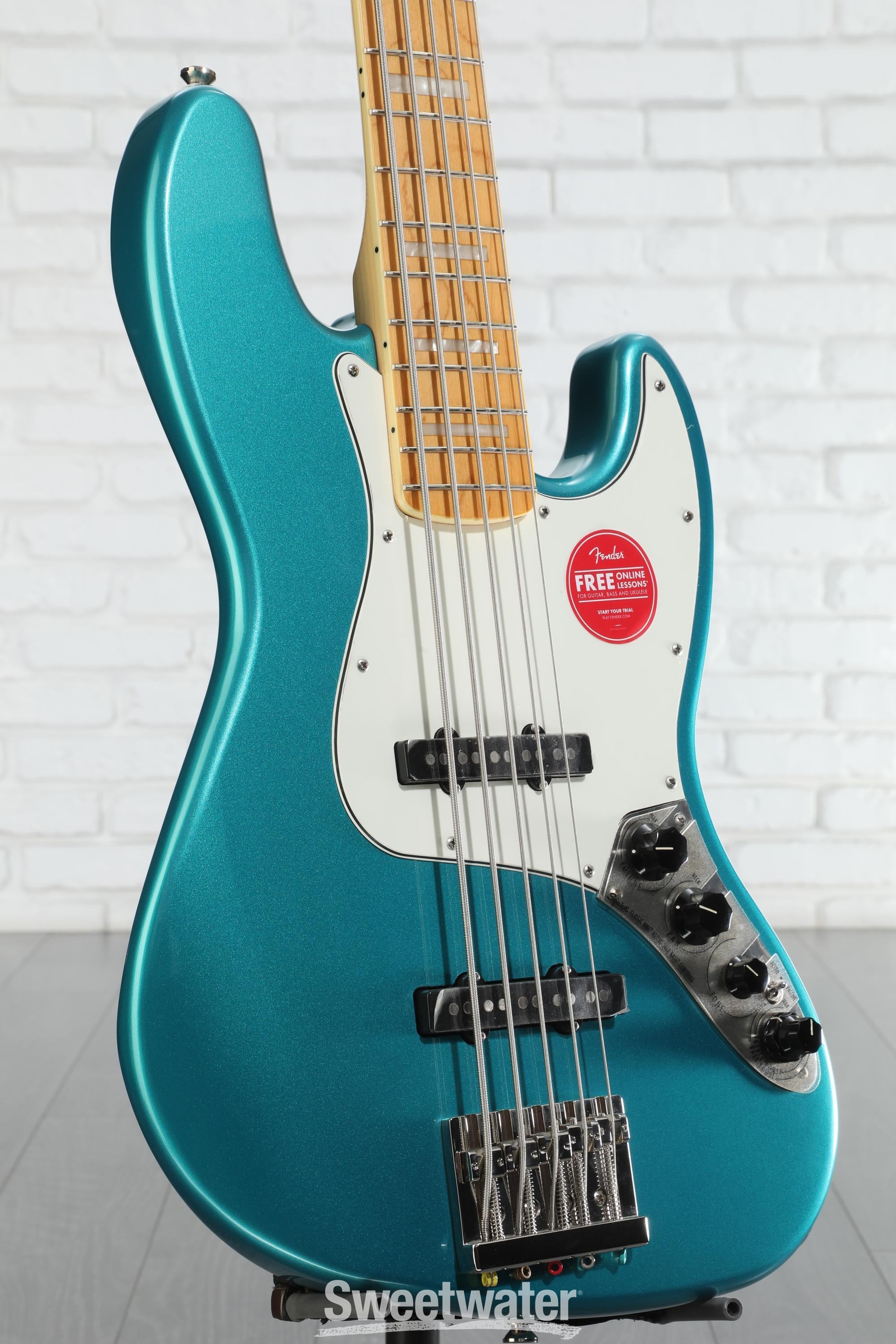 Squier Classic Vibe Active '70s Jazz Bass V - Ocean