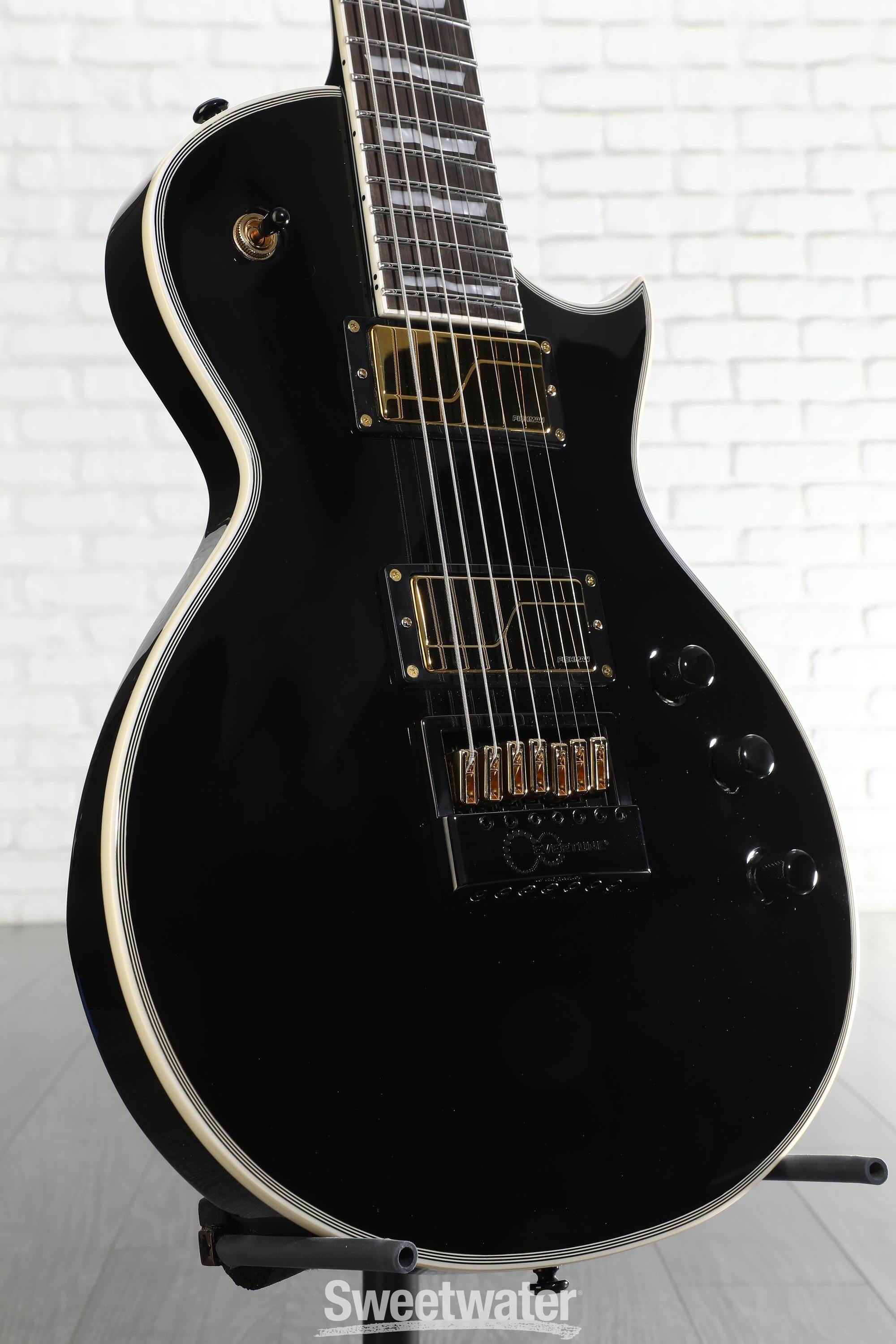 Photo of ESP LTD EC-1007 Baritone EverTune 7-string Electric Guitar - Black