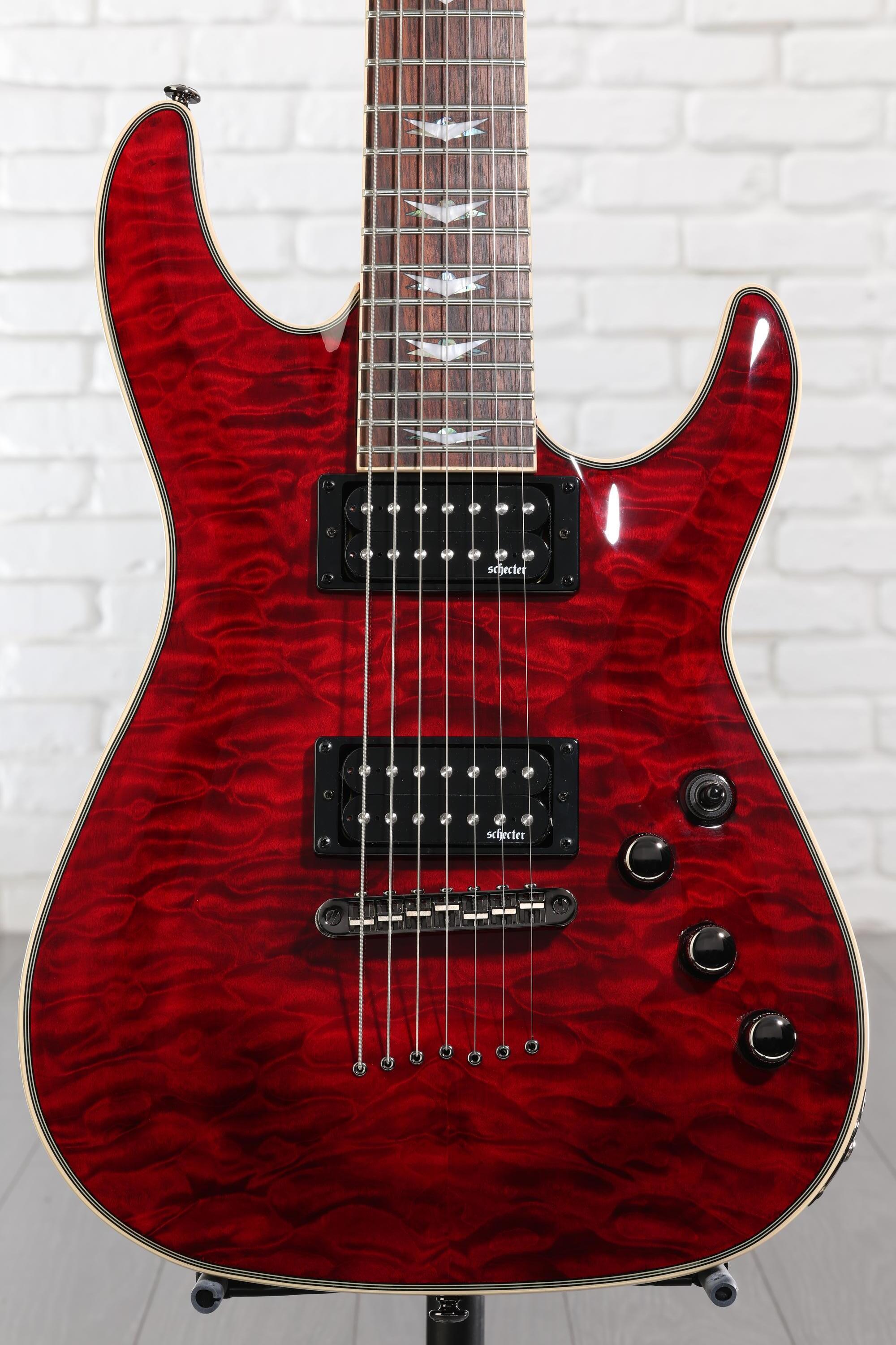 Schecter Omen Extreme-7 7弦ギター Schecter Omen Extreme-7 Electric Guitar - Black Cherry | Sweetwater