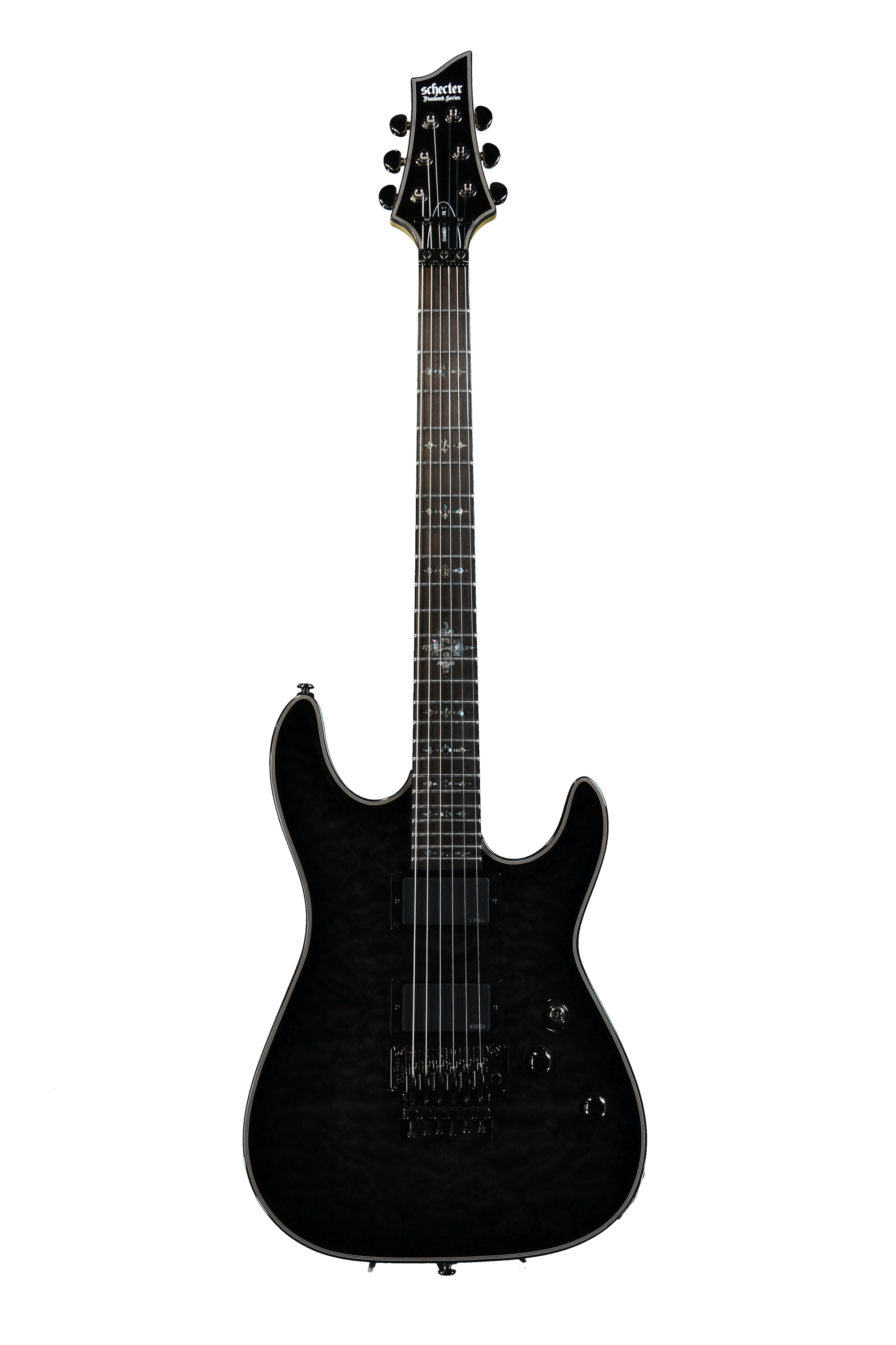 Schecter Damien Elite-6 FR - See-Thru Black