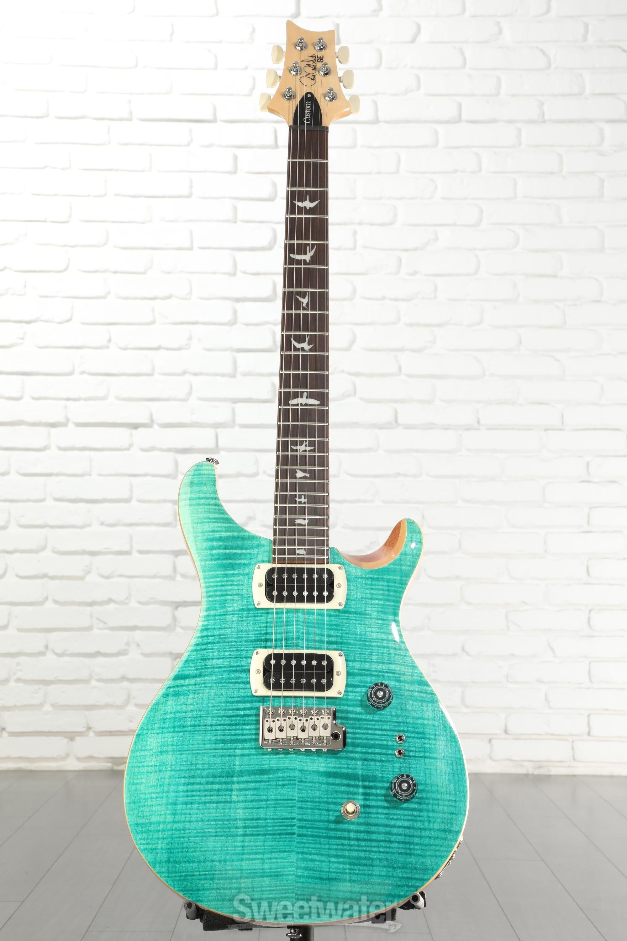 PRS SE Custom 24-08 Electric Guitar - Turquoise | Sweetwater
