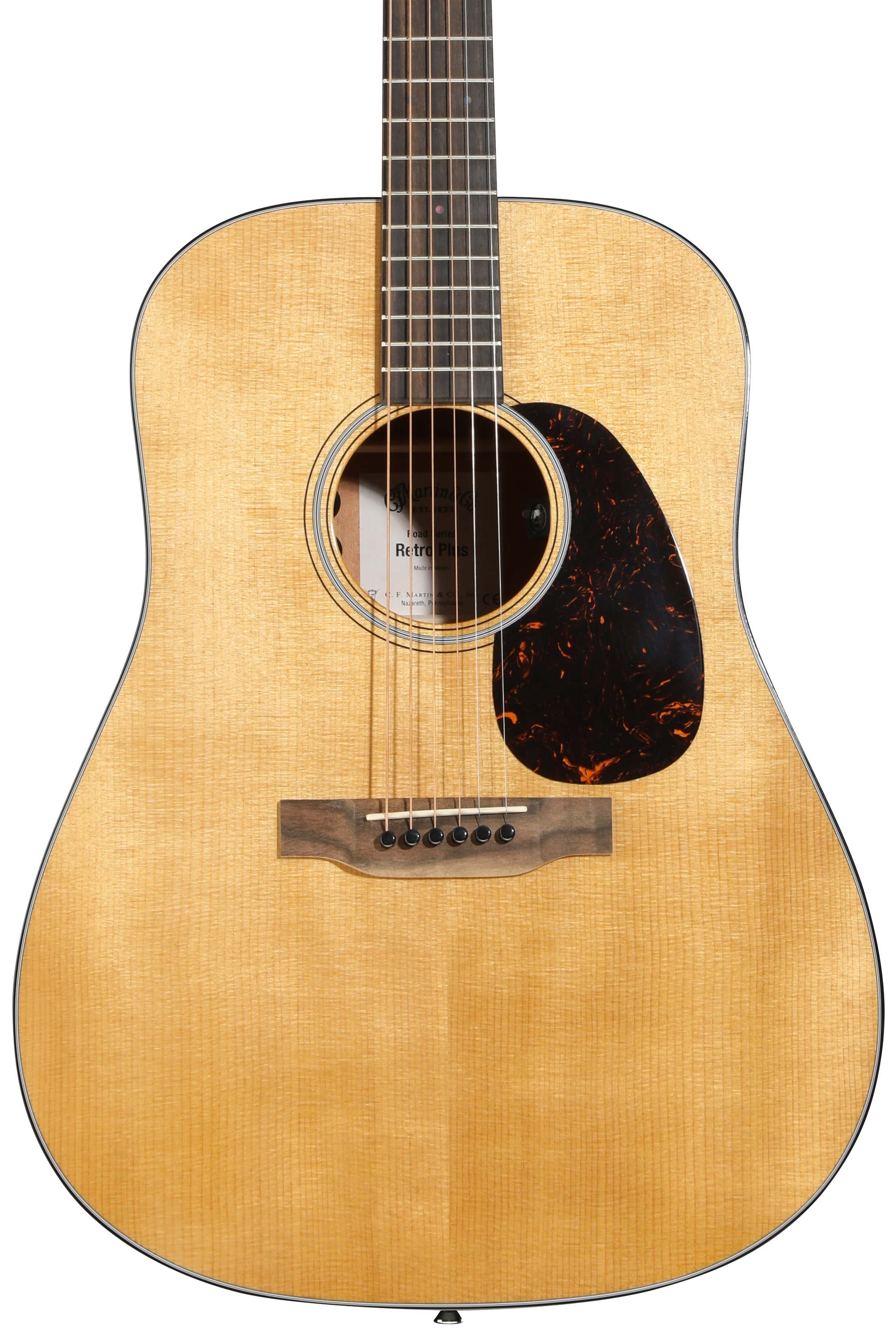 Martin D-16E Burst Acoustic-Electric Guitar - Mahogany Burst