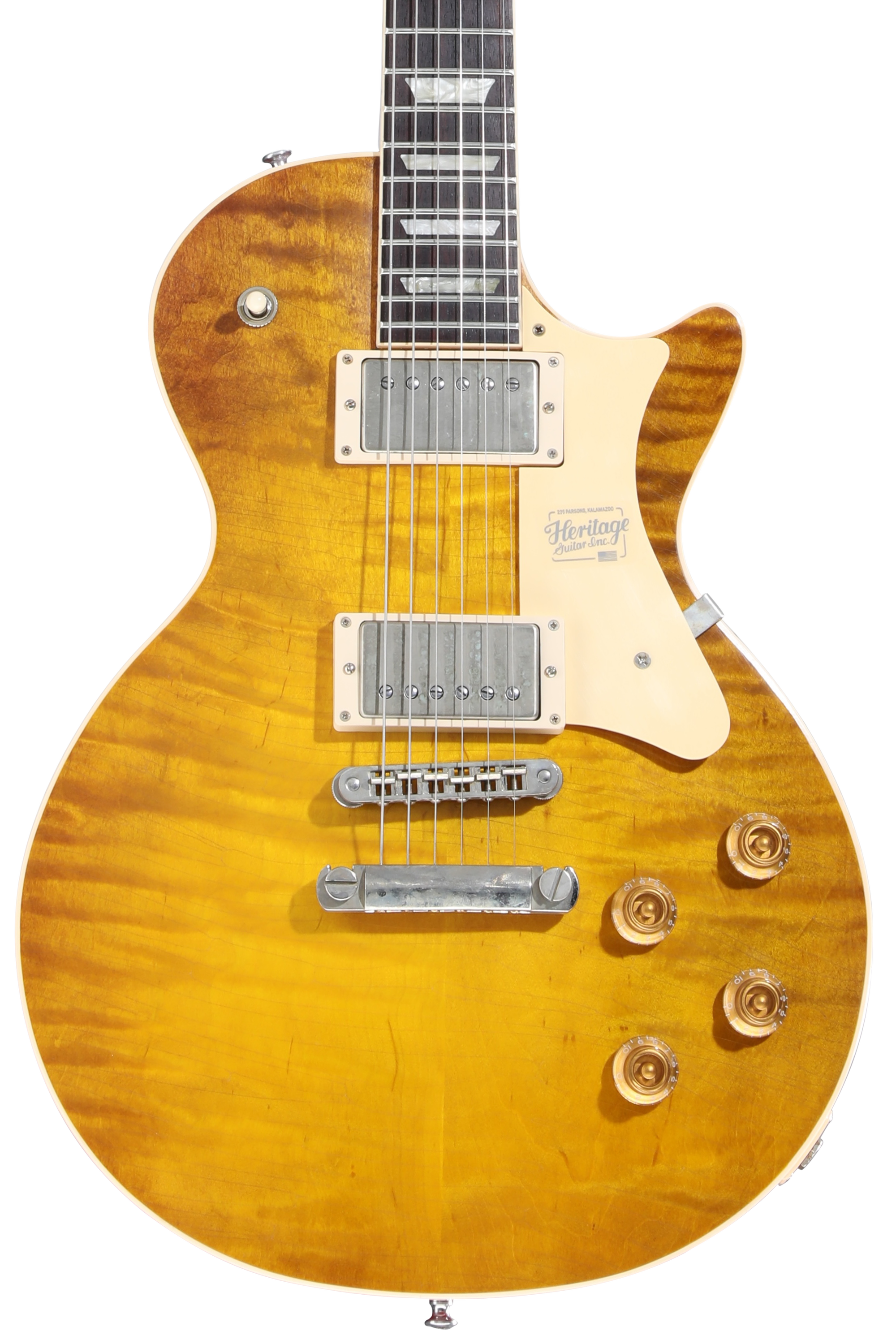 Heritage Artisan Aged H-150 Electric Guitar - Dirty Lemon Burst