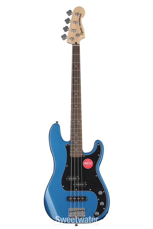 Squier Affinity Series Precision Bass - Lake Placid Blue with Laurel  Fingerboard