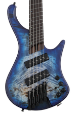 Photo of Ibanez Bass Workshop EHB1505MS Bass Guitar - Pacific Blue Burst Flat