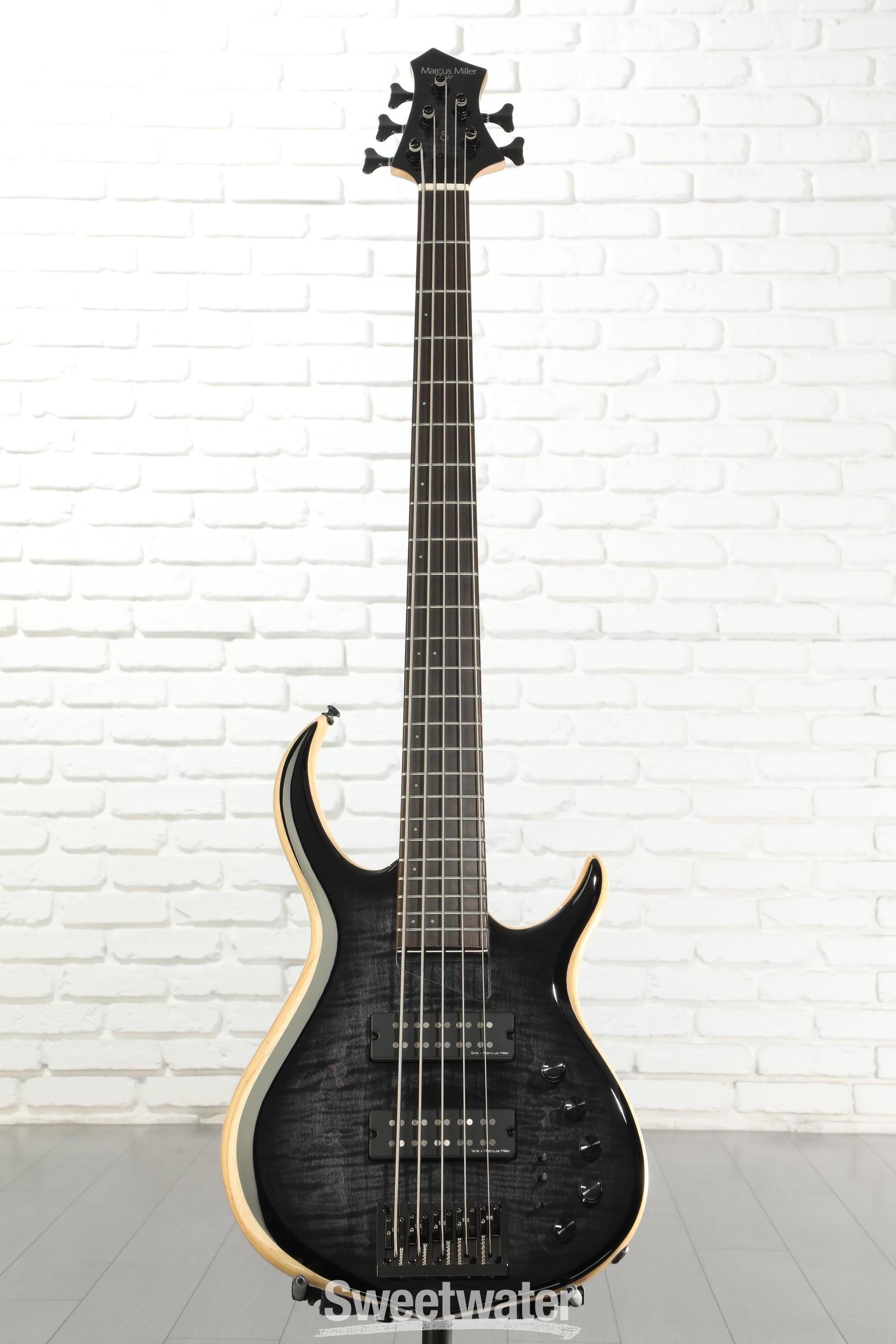 Sire Marcus Miller M7 Swamp Ash 5-string Bass Guitar - Transparent