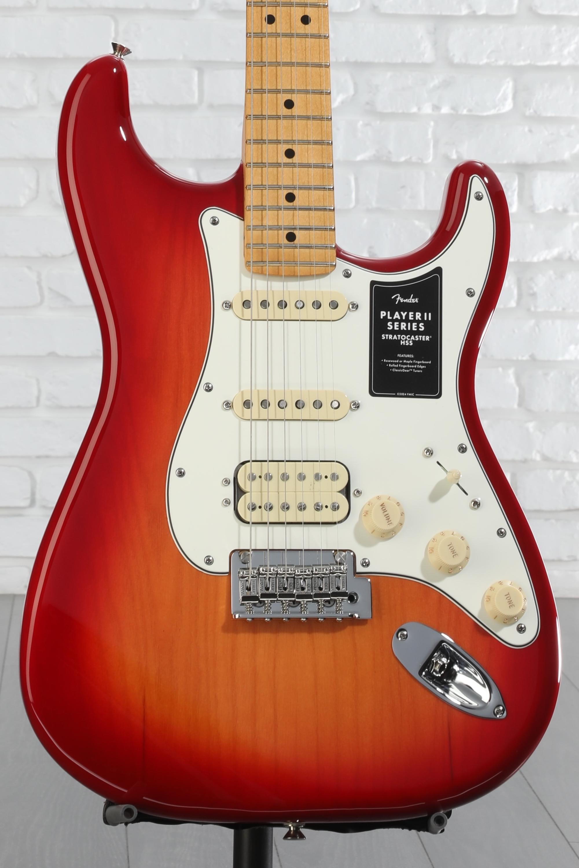 ギター Fender Player Series Stratocaster HSS Fender Player II Stratocaster HSS Electric Guitar - Aged