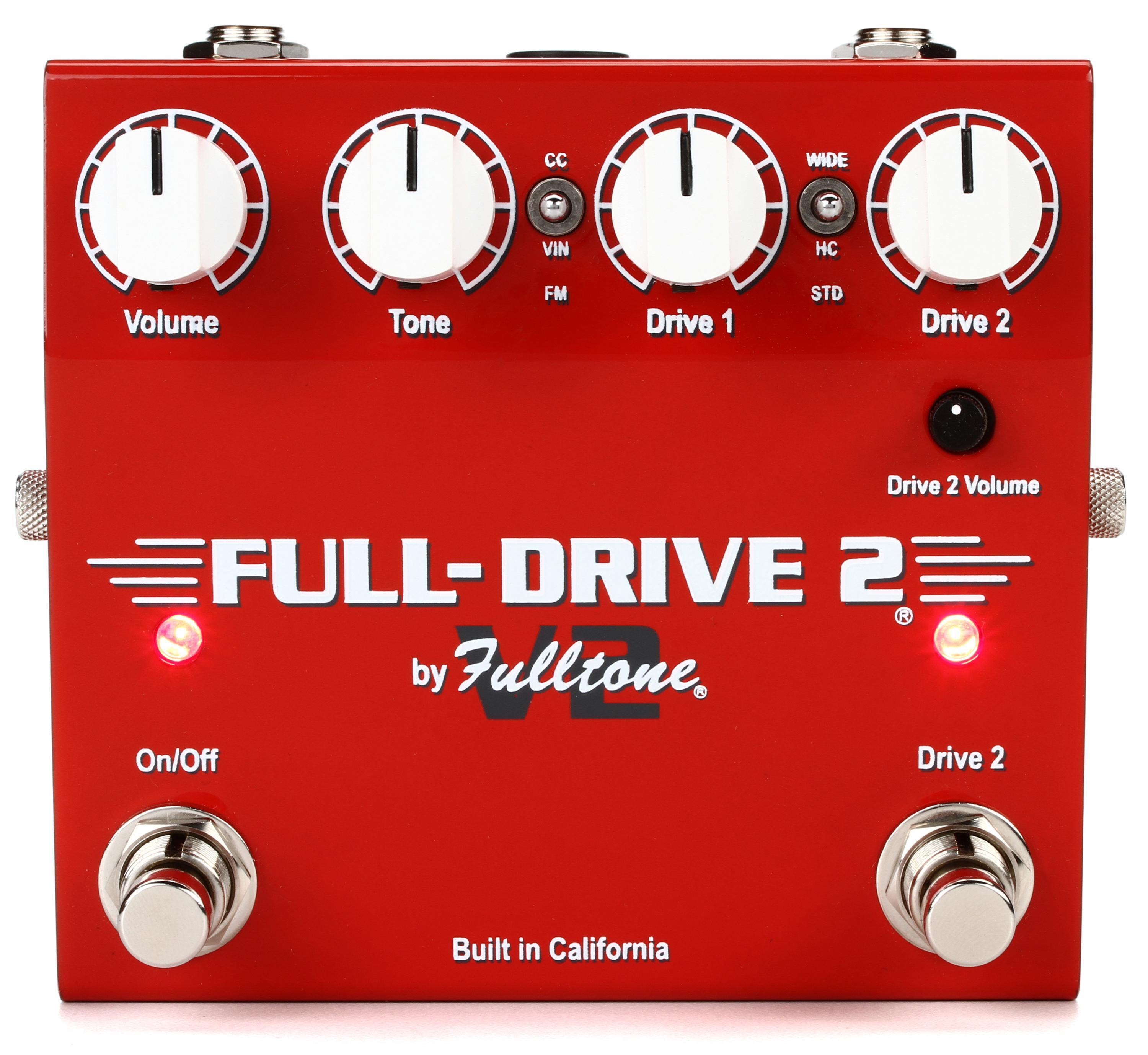 Fulltone Full-Drive 2 V2 Overdrive Pedal with Boost