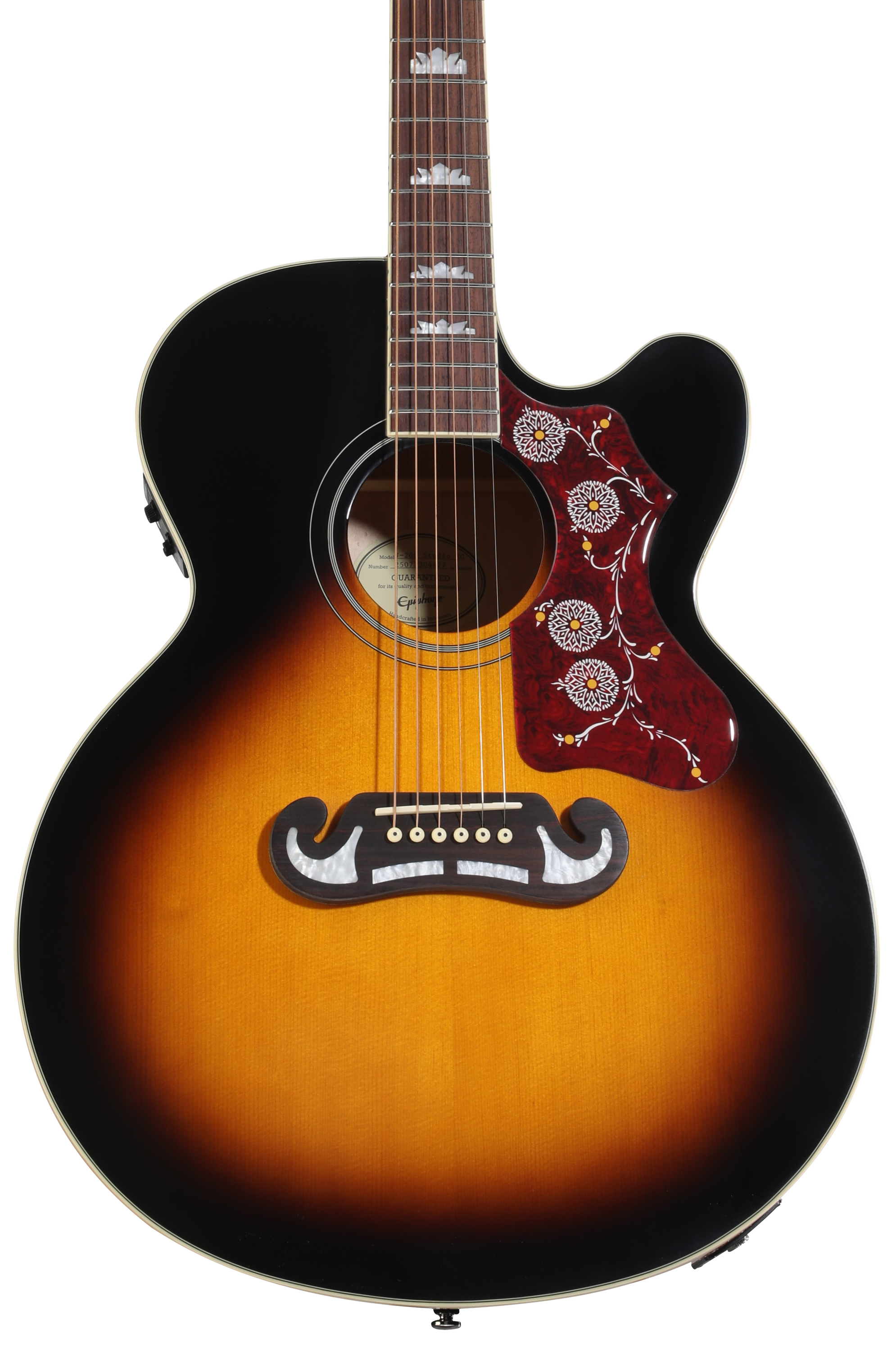 Epiphone J-200EC Studio Acoustic-Electric Guitar - Vintage