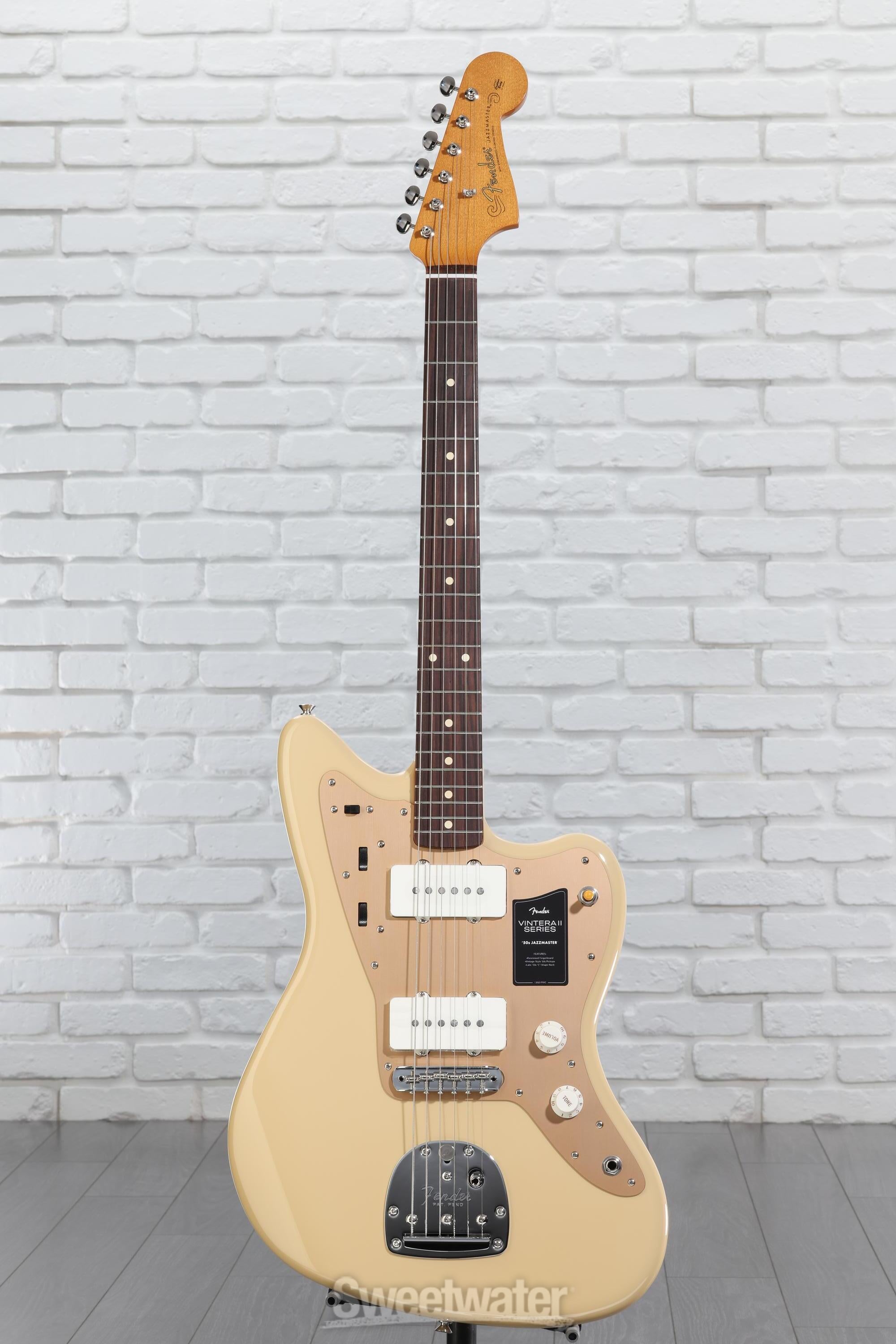 美品 レアカラー Fender MEX Jazzmaster Vintera Fender Vintera II '50s Jazzmaster (MEX, RW) - sonic blue