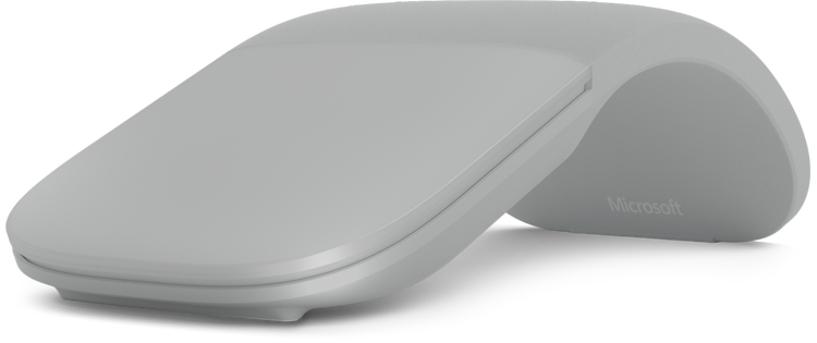 Microsoft - Microsoft マウス SURFACE ARC MOUSE LIGHT G… Microsoft Surface Arc Mouse, Light Grey, CZV-00001