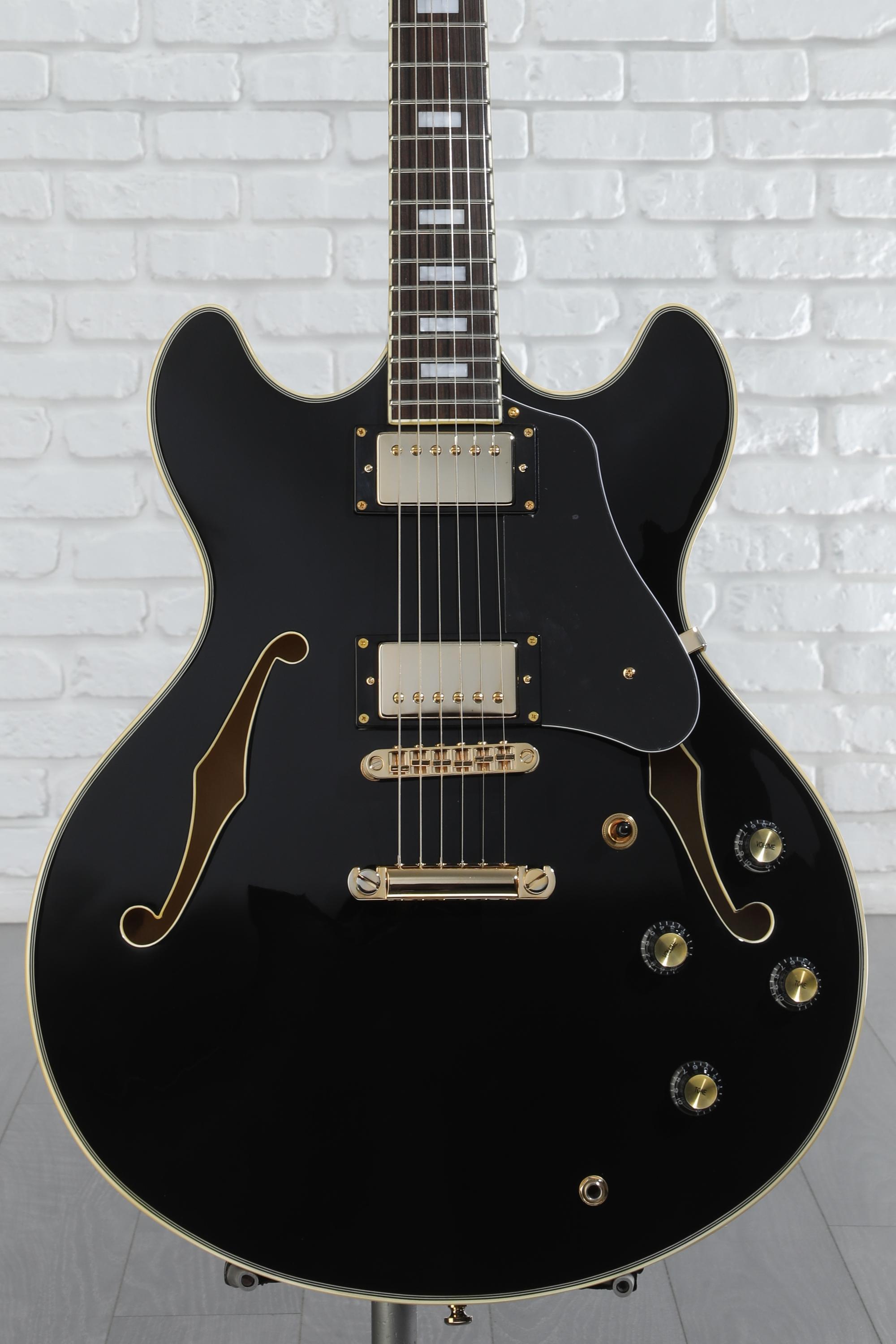 Sire Larry Carlton H7 Semi-hollow Electric Guitar - Black