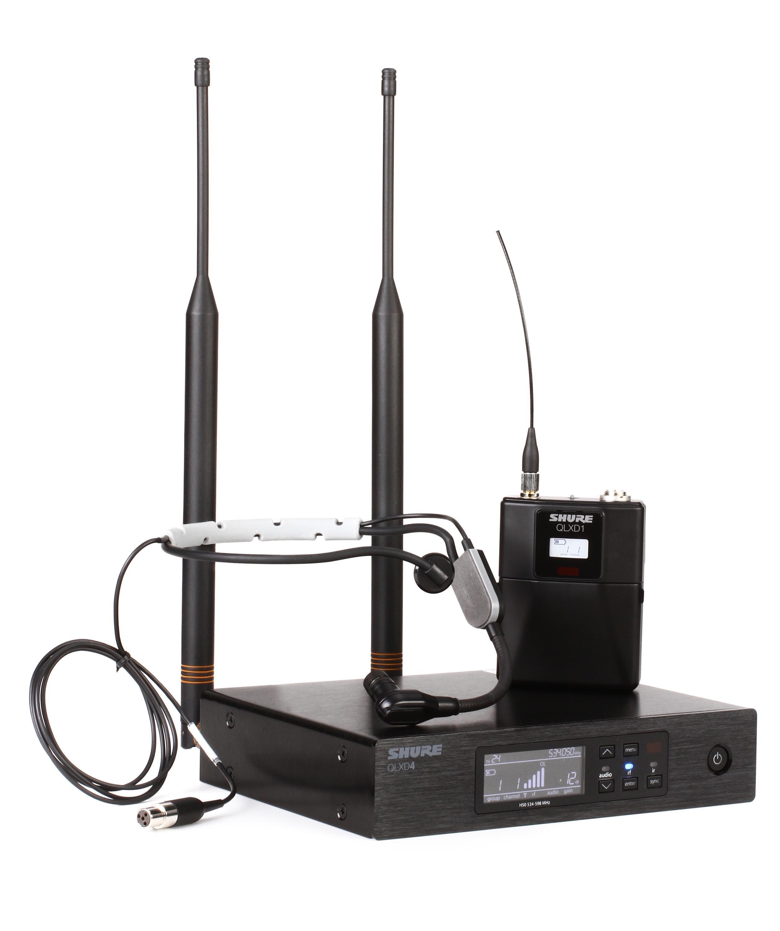 Shure QLXD14/SM35 Wireless Headworn Microphone System - J50A Band