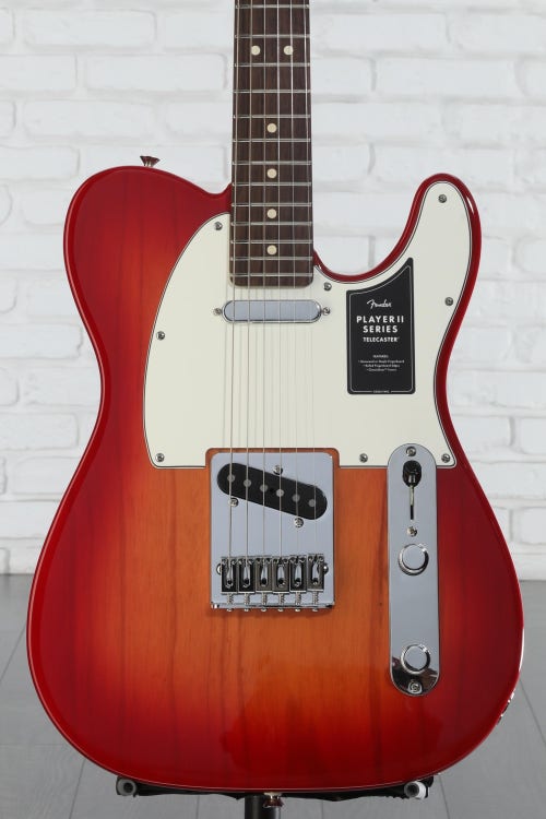 Fender Player II Telecaster Electric Guitar - Aged Cherry Burst with Rosewood Fingerboard