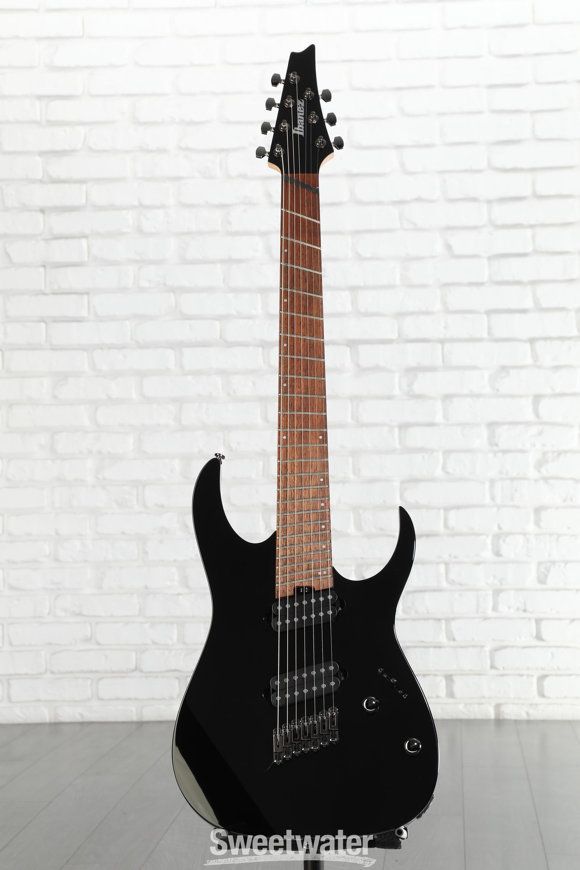 Ibanez RGMS7 7-string Electric Guitar - Black | Sweetwater