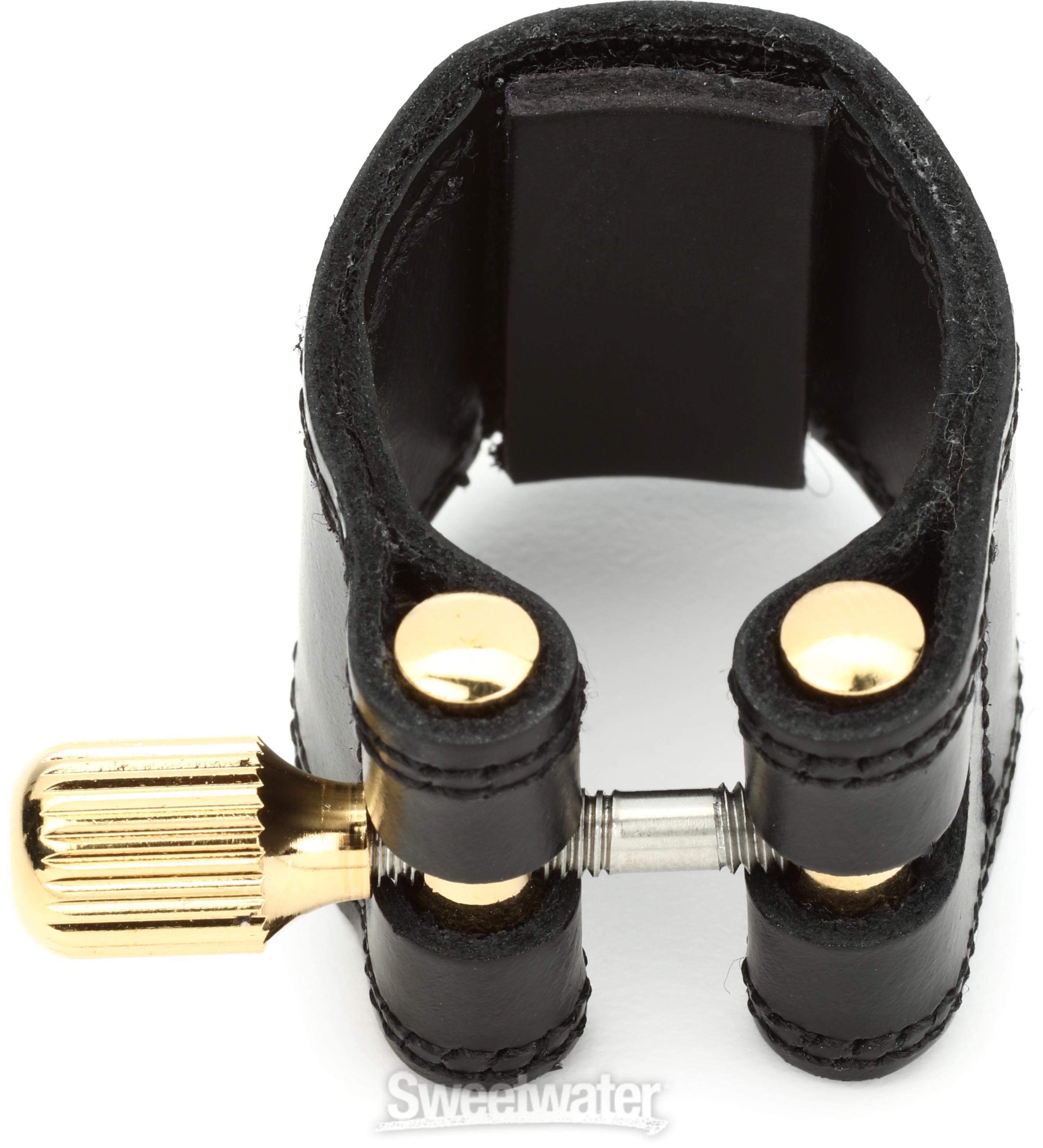 Vandoren LC27P Leather Alto Saxophone Ligature with Plastic
