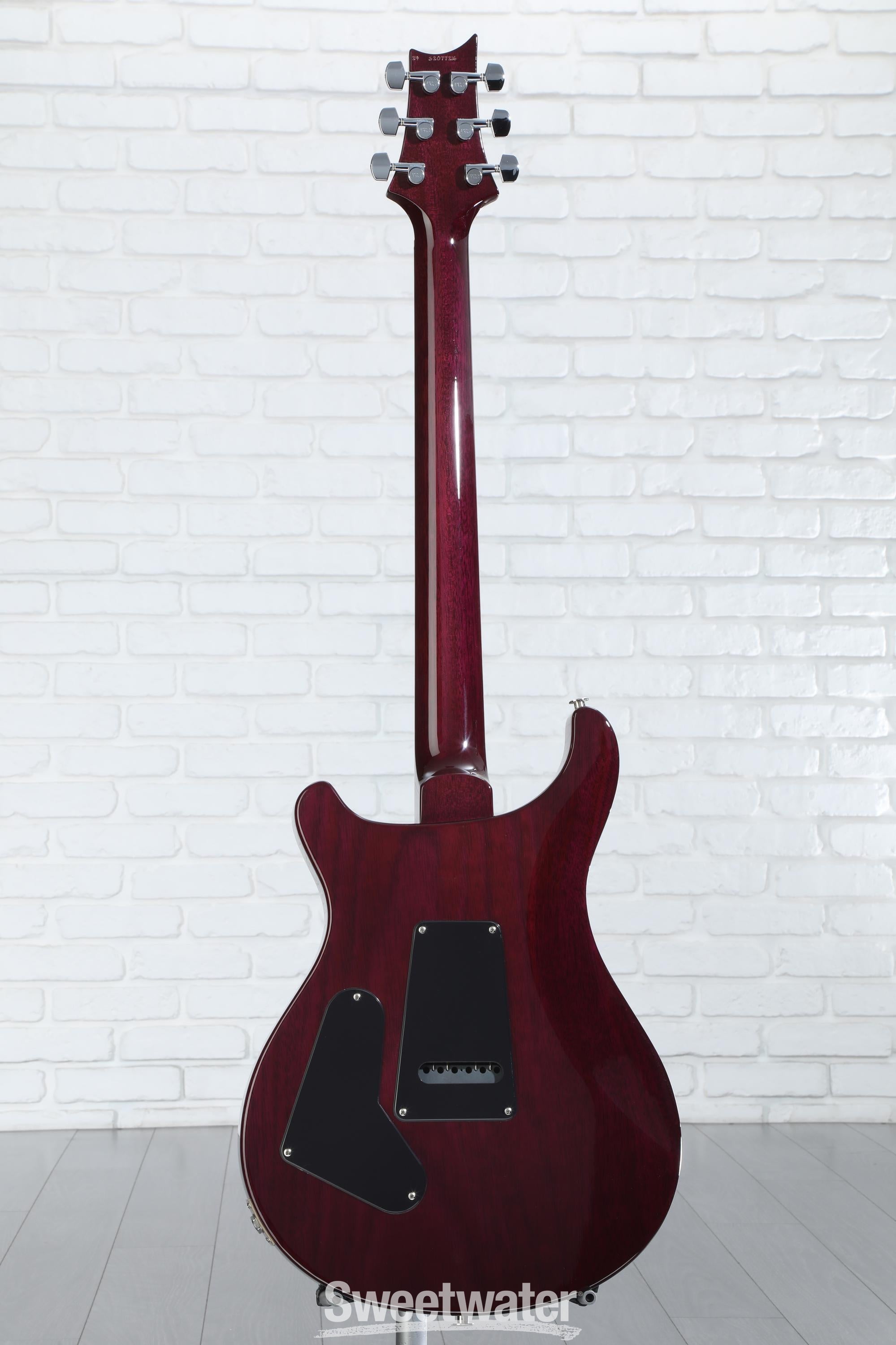 PRS S2 Custom 24 Electric Guitar - Faded Gray Black Purple