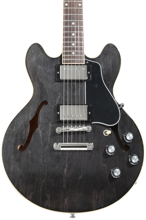 Gibson USA ES-339 Trans Ebony ブラック Gibson ES-339 Semi-hollowbody Electric Guitar - Trans Ebony