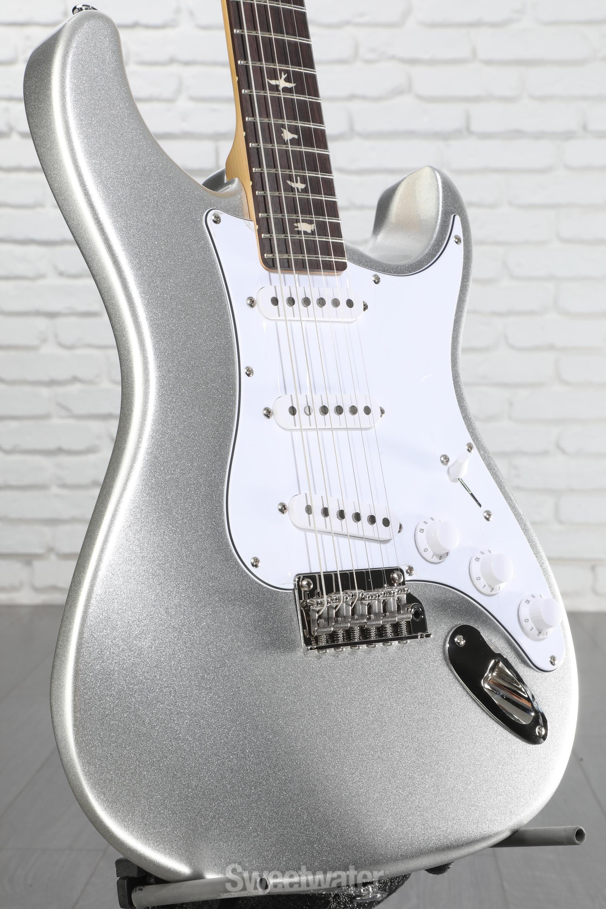 PRS SE Silver Sky Electric Guitar - Platinum Spark, Sweetwater