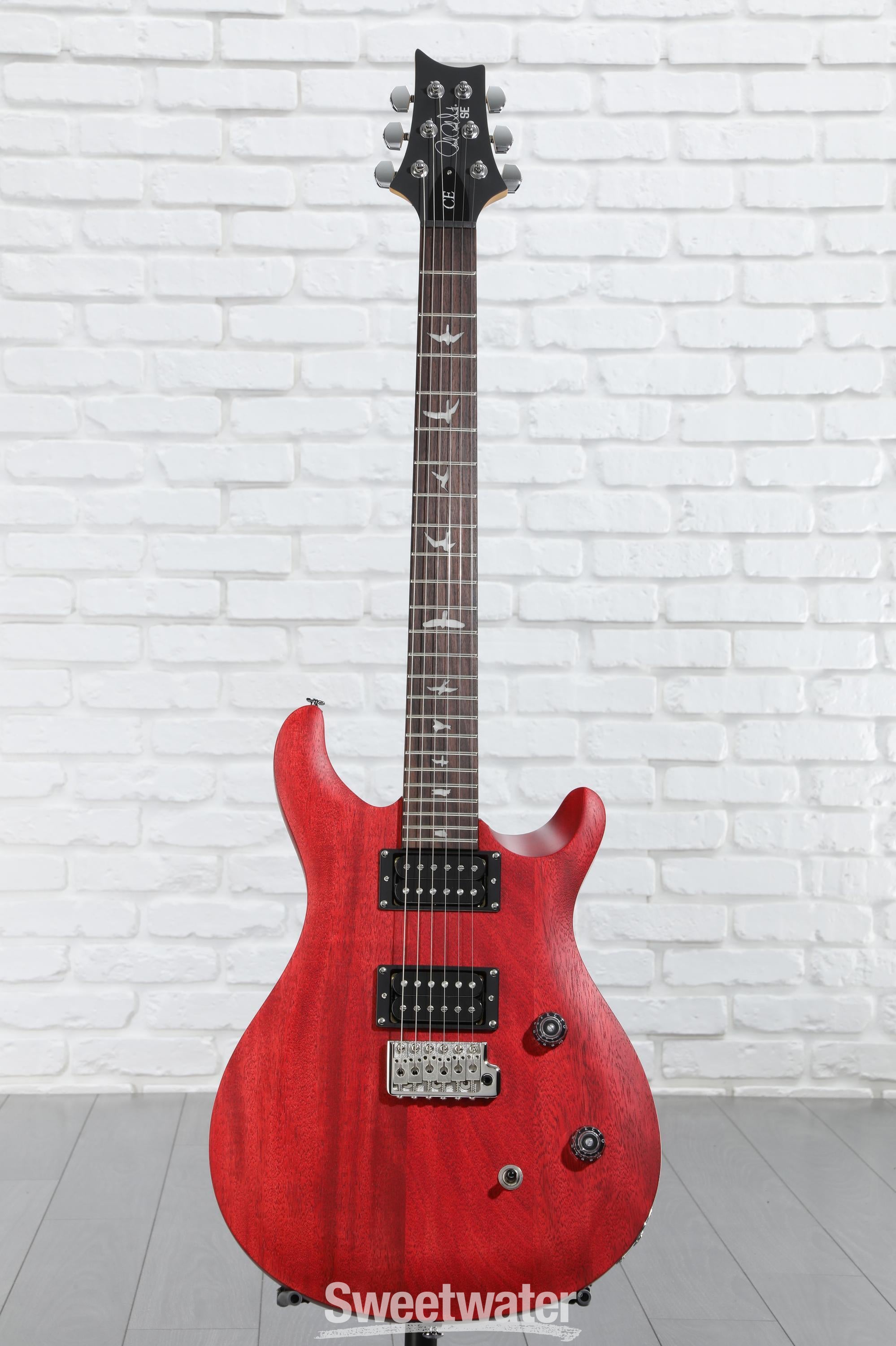 ギター PRS SE Standard24 red PRS SE CE 24 Standard Satin Electric Guitar - Vintage Cherry