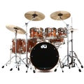 Photo of DW Collector's Series Cherry Mahogany 7-piece Shell Pack - Natural Lacquer Finish