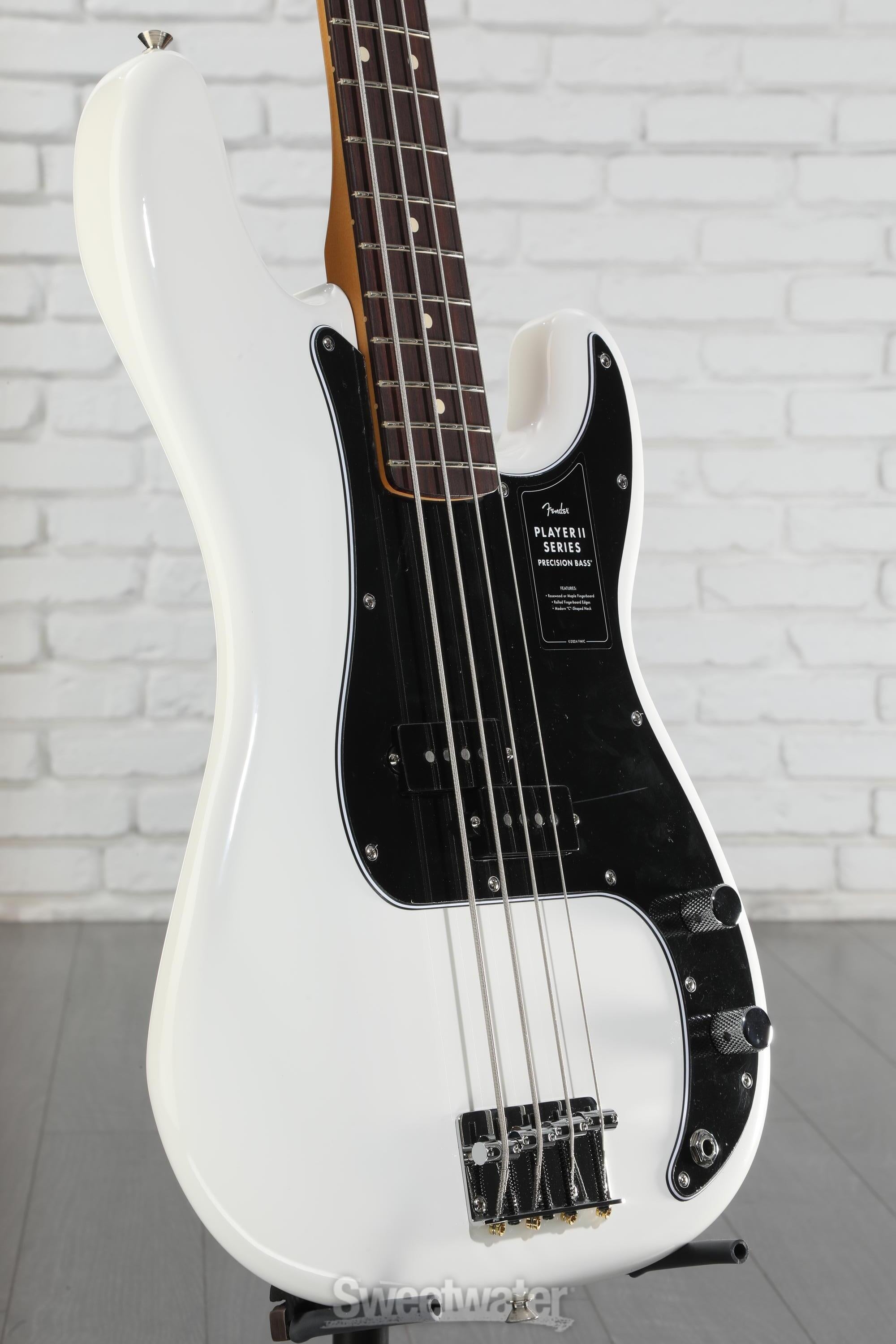 Fender Player II Precision Bass - Polar White with Rosewood Fingerboard