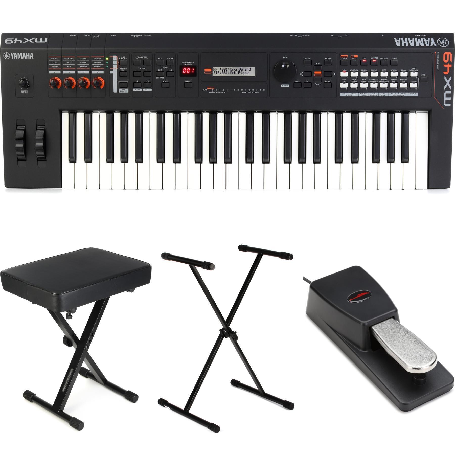 Yamaha MX49 Synth/Controller - Black | Sweetwater