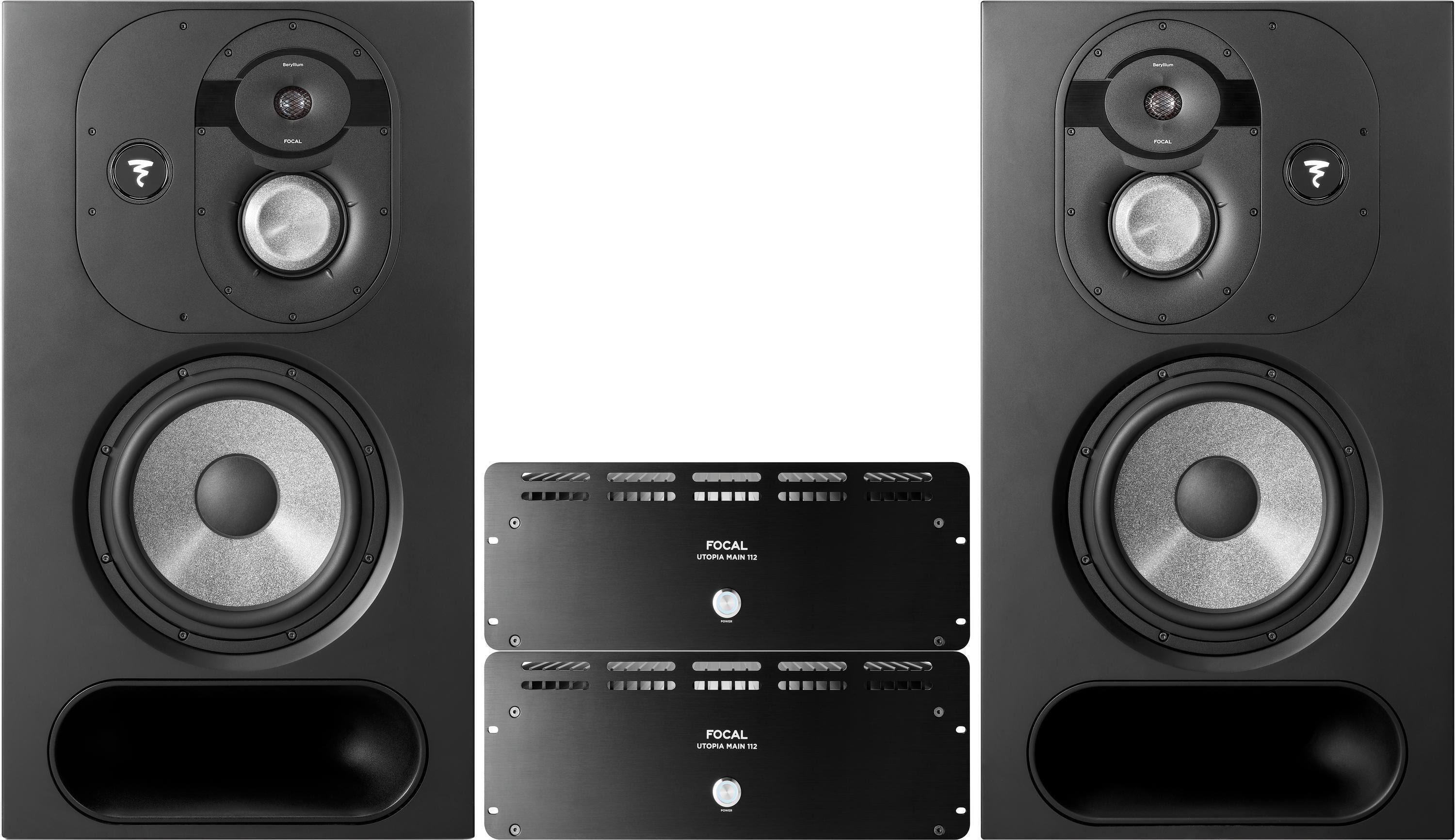 Focal Utopia Main 112 Active Monitoring Speaker System - Black | Sweetwater