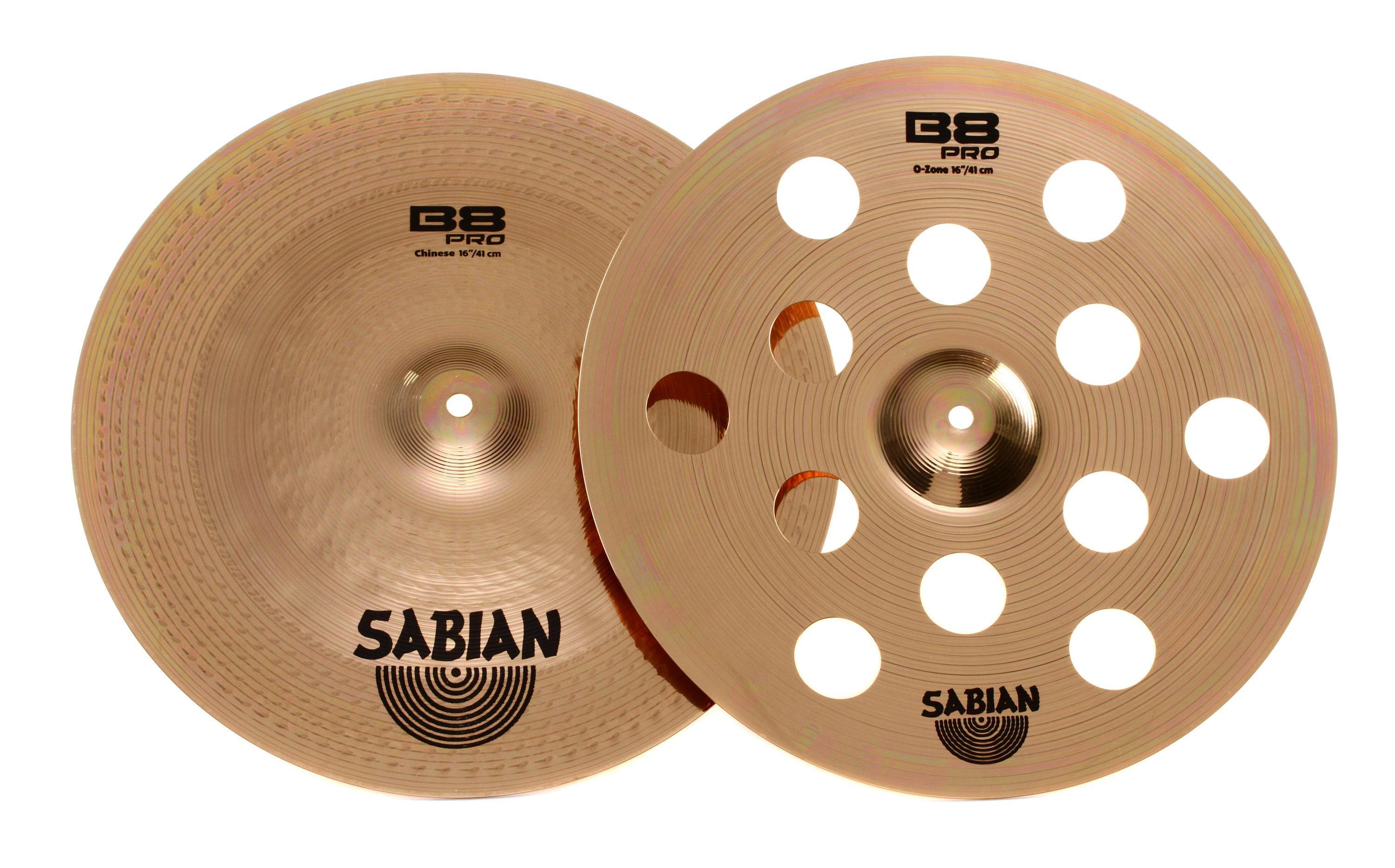 Sabian B8 Pro Agitator Stax Cymbals - 16-inch | Sweetwater