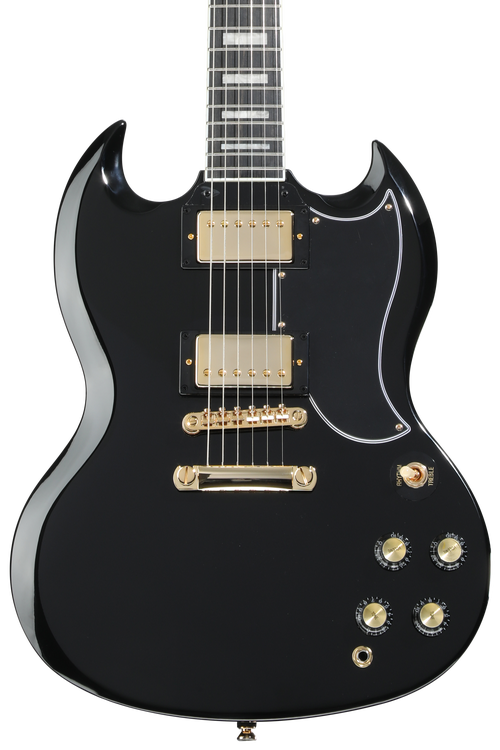 Epiphone SG Custom Electric Guitar - Ebony | Sweetwater