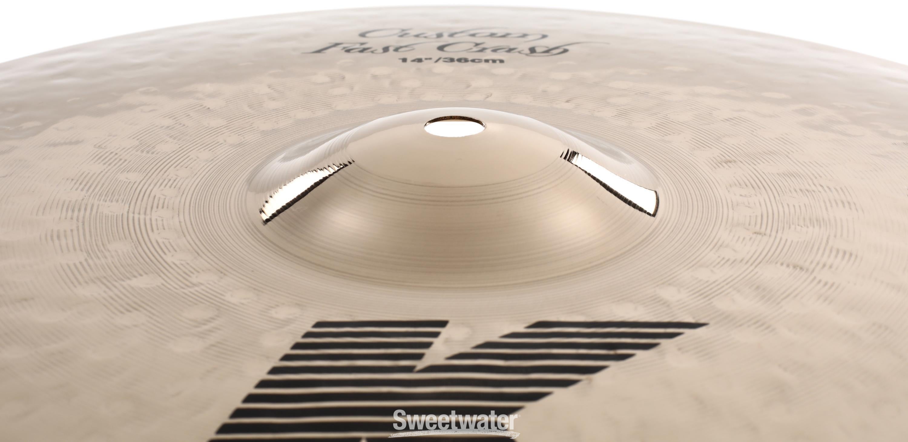 Zildjian 14 inch K Custom Fast Crash Cymbal | Sweetwater